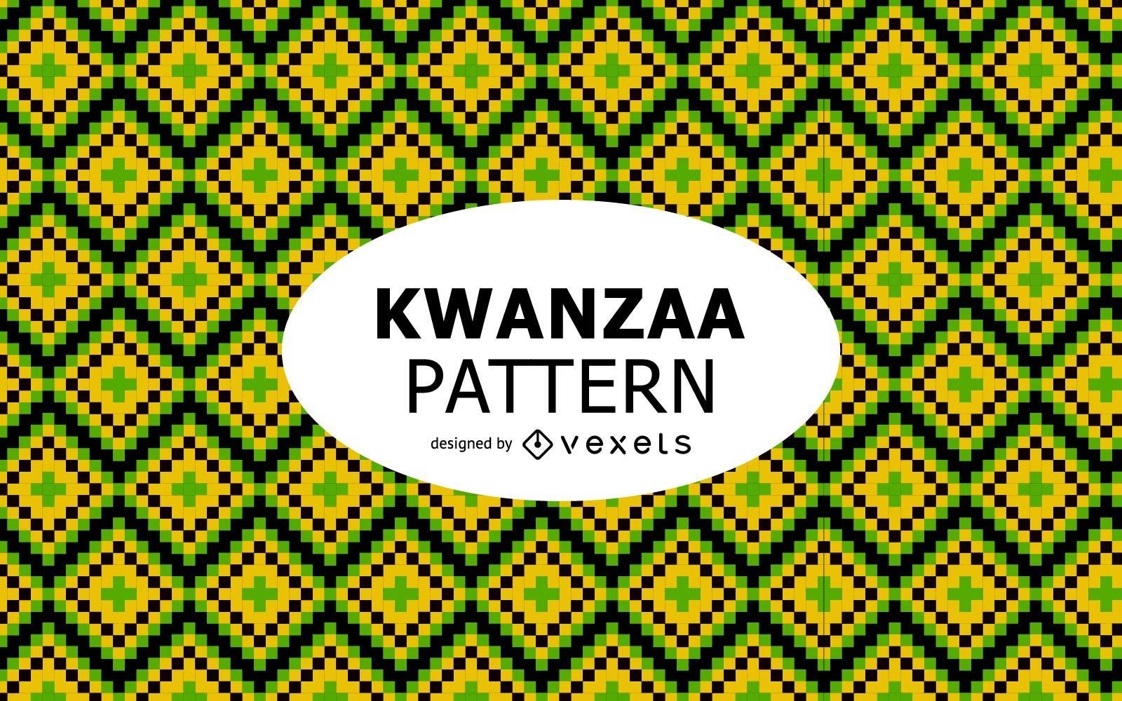 1600x1000 Colorful geometric Kwanzaa pattern, Desktop