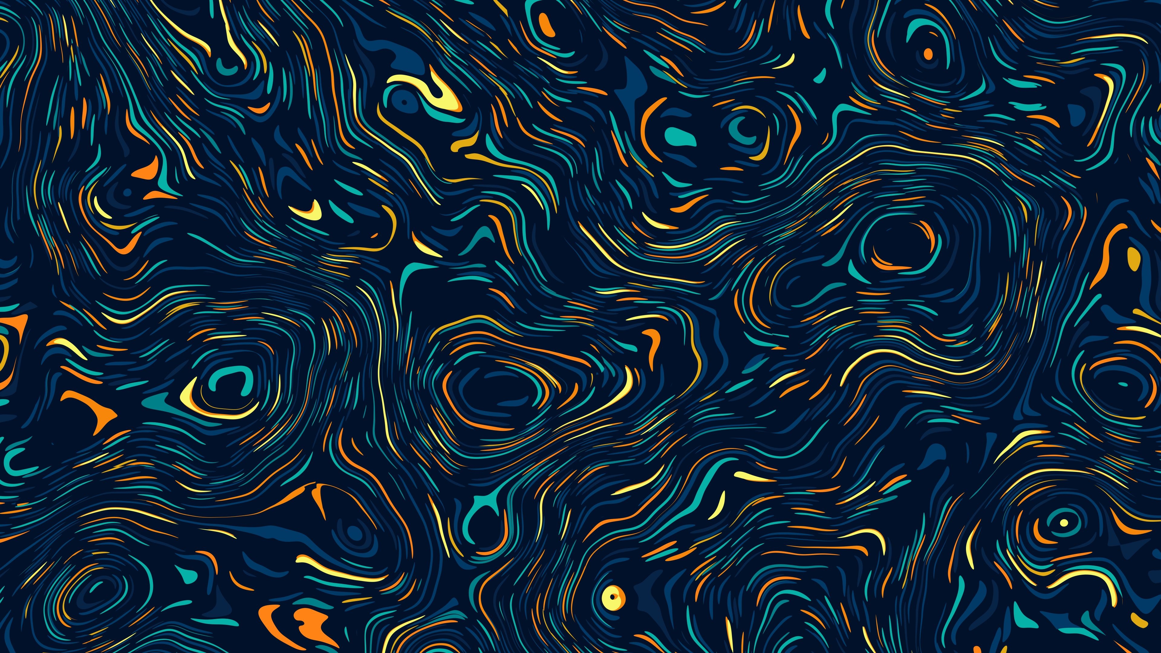 3840x2160 New Cool Swirl 4k Art Wallpaper, HD Artist 4K Wallpaper, Image, Desktop