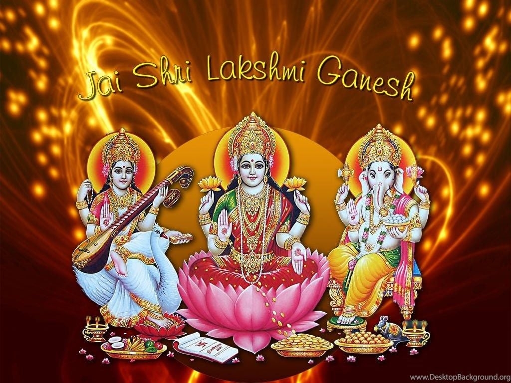 1030x770 Laxmi Ganesh Saraswati Image And Wallpaper Download Desktop Background, Desktop