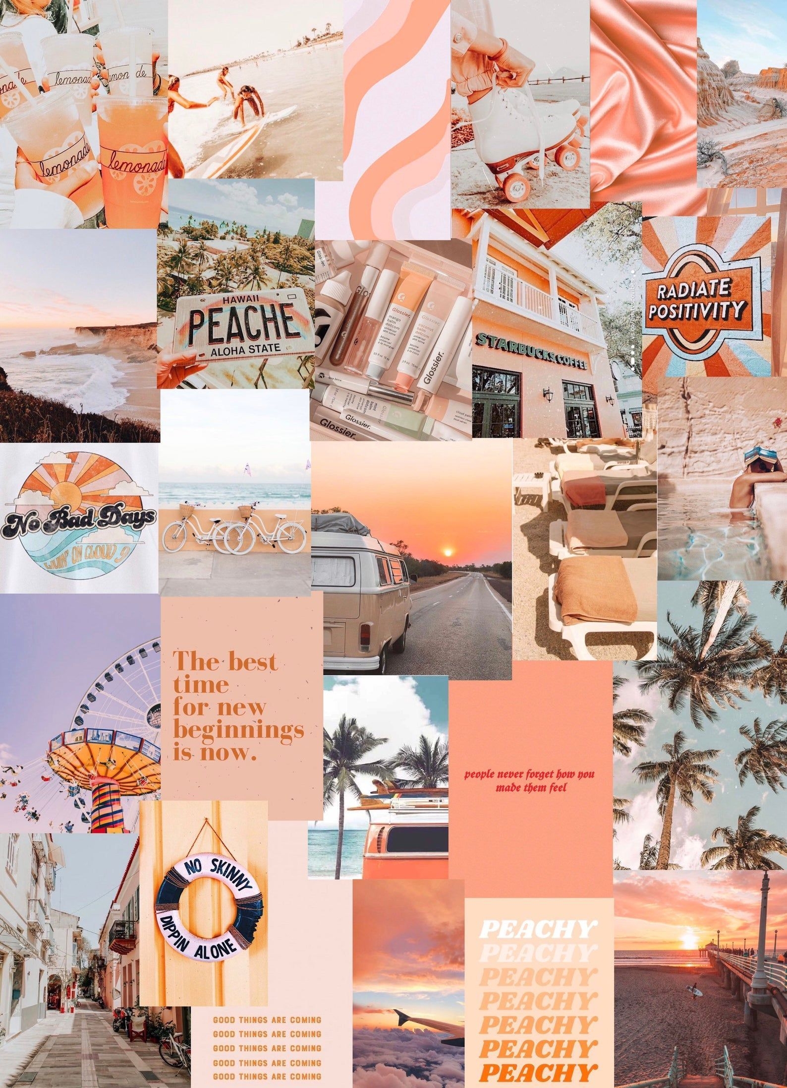 1590x2200 Peach Beach photo art collage pack. Watercolor wallpaper iphone, Aesthetic desktop wallpaper, Aesthetic pastel wallpaper, Phone