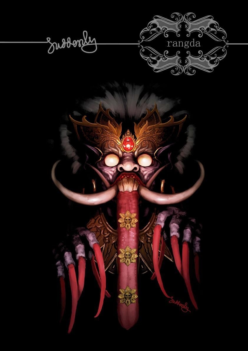 850x1200 SuddenlyDarkClothing on Twitter. Balinese tattoo, Barong, Barong bali, Phone