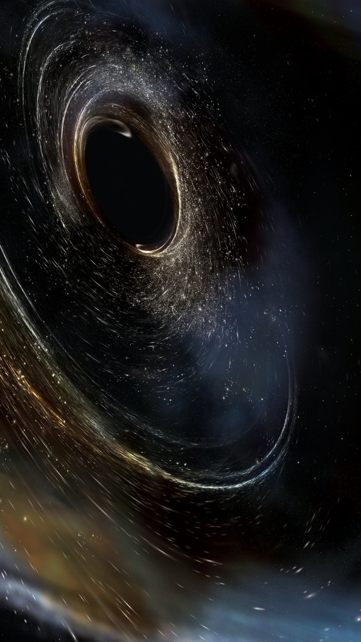 720x1280 Wallpaper / Sci Fi Black Hole Phone Wallpaper, Space, Stars,  free download, Phone