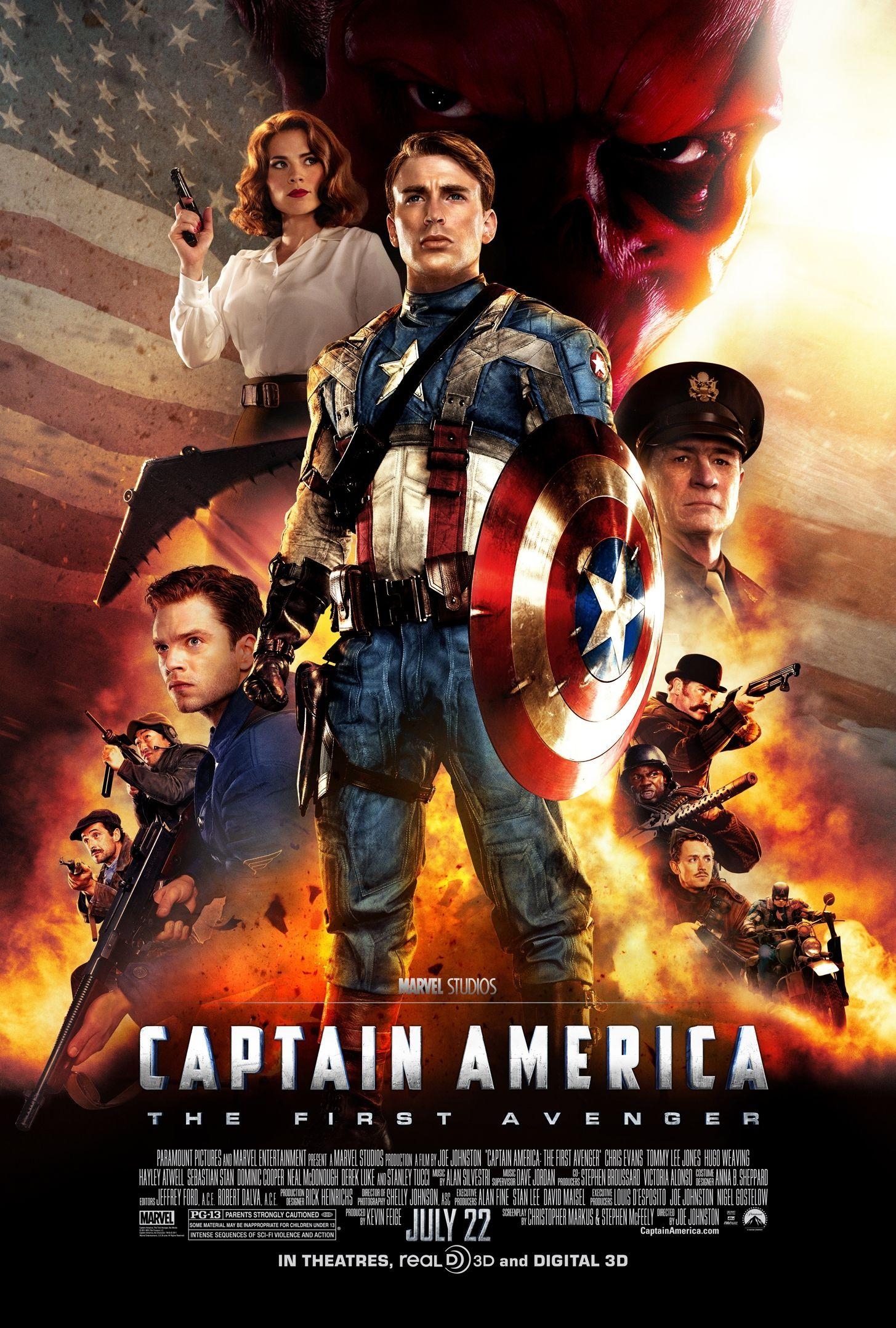 1460x2160 px Captain America First Avenger 2361.48 KB, Phone