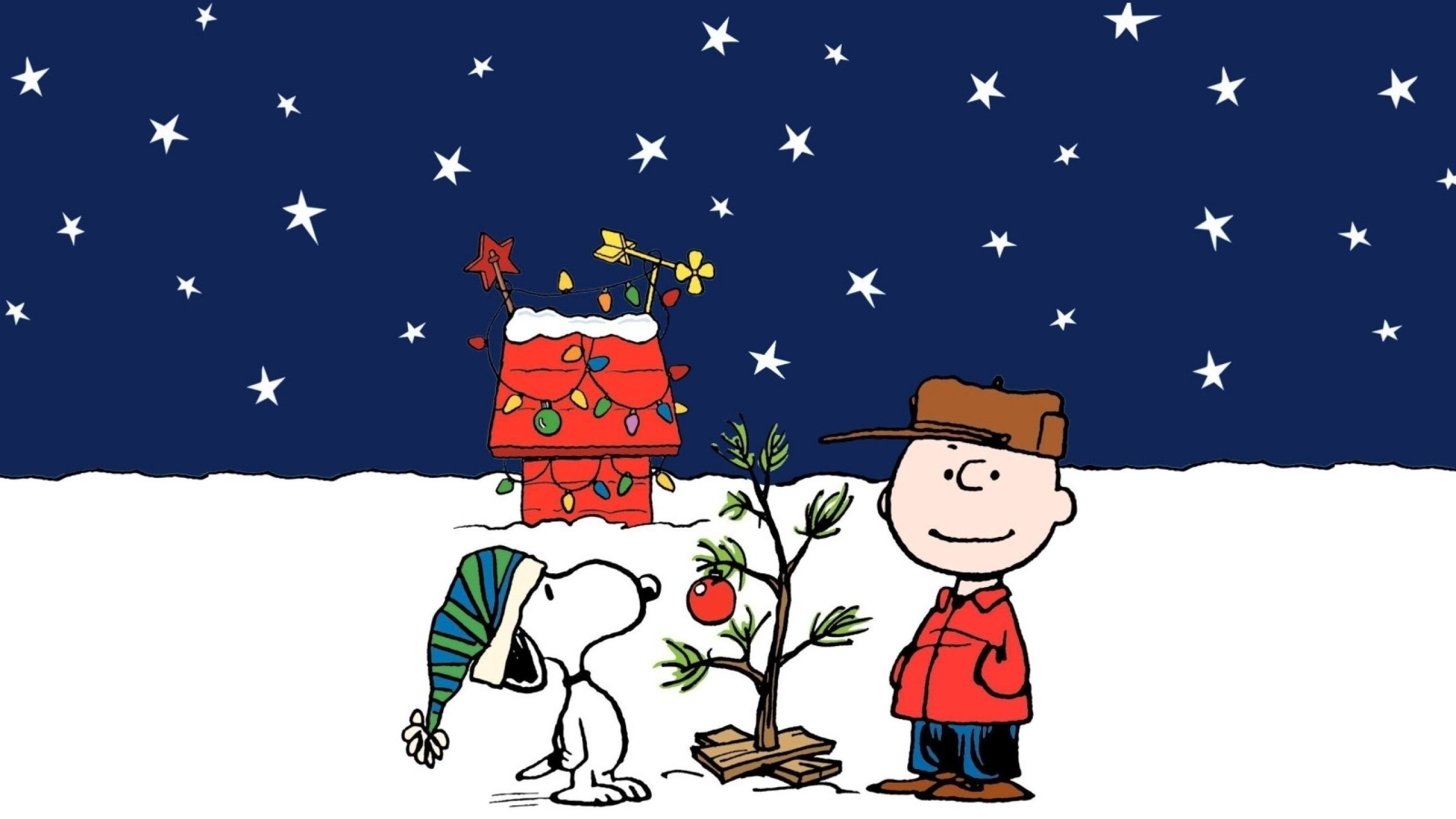 2560x1440 Charlie Brown Christmas Tree Wallpaper, Desktop