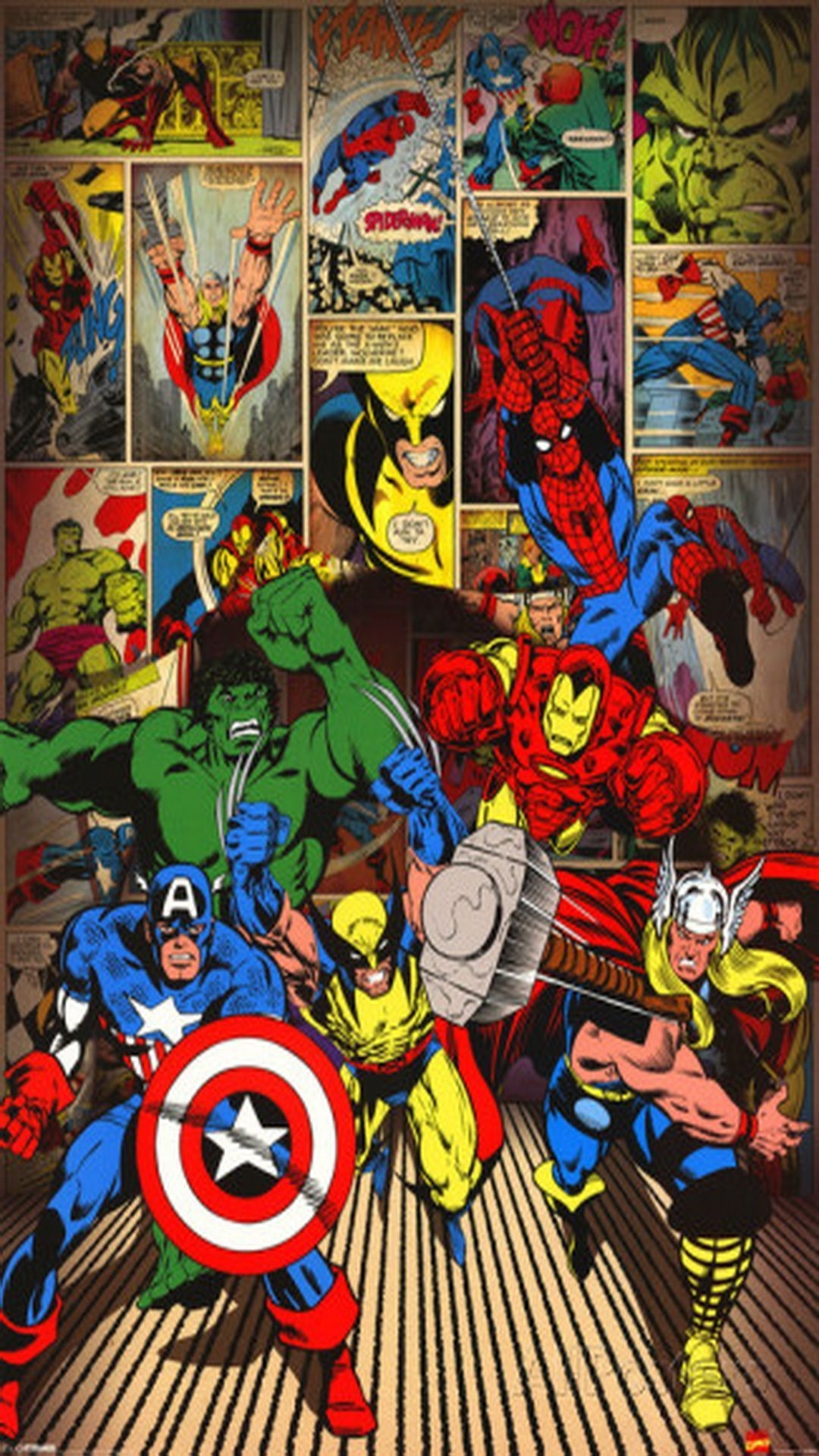 1080x1920 Vintage Marvel iPhone Wallpaper Free Vintage Marvel iPhone, Phone