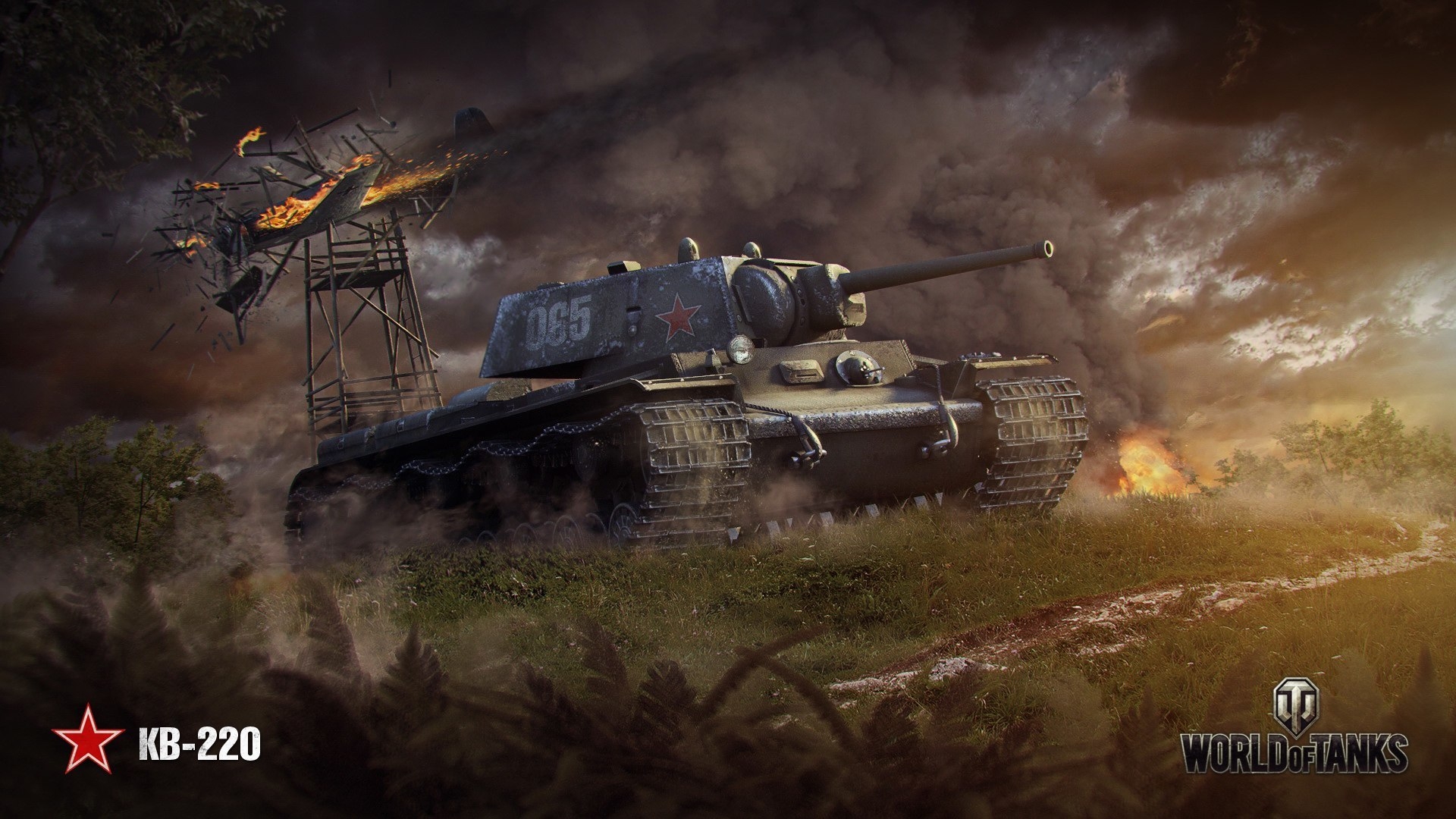 1920x1080 Wallpaper tank, USSR, USSR, tanks, WoT, Desktop