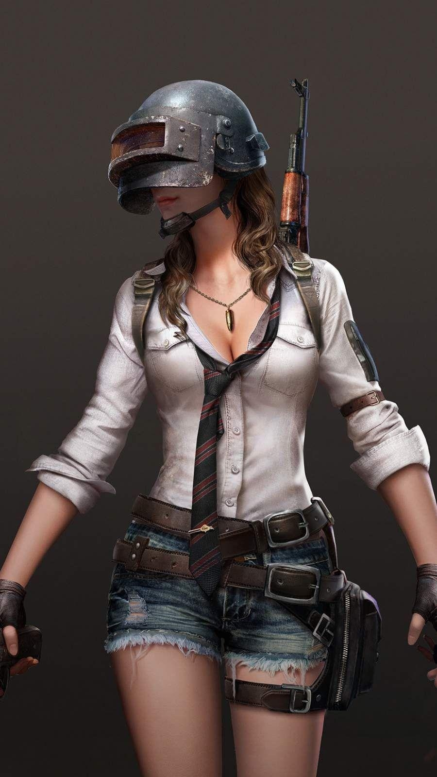 900x1600 PUBG Girl Wallpaper, Phone