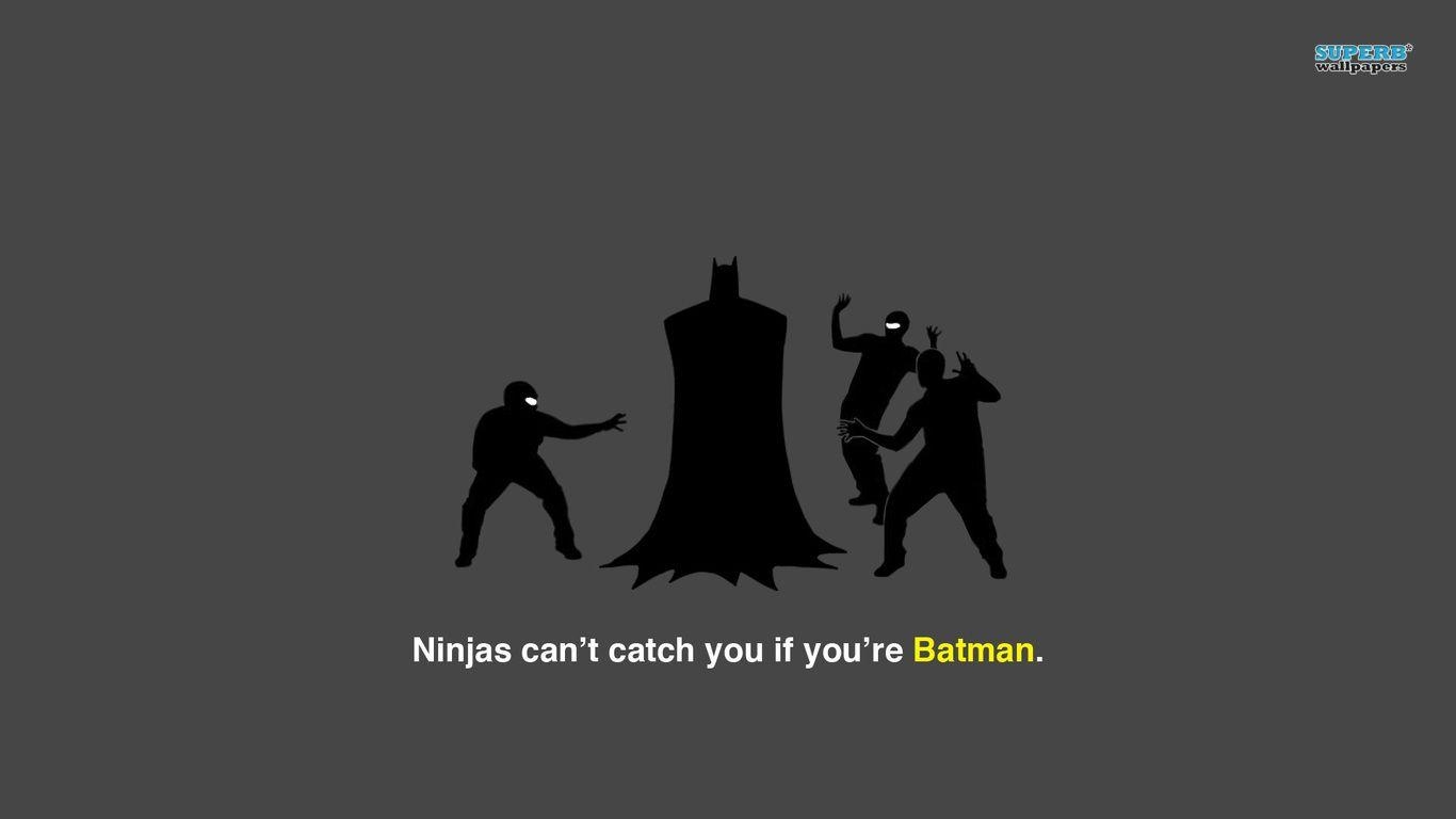 1370x770 Ninjas can't catch you if you're Batman. In a galaxy not so, Desktop