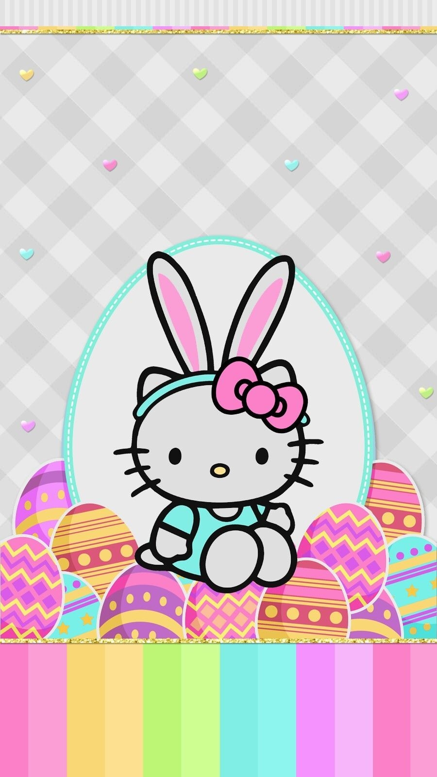 900x1600 Hello Kitty Easter Wallpaper, Phone