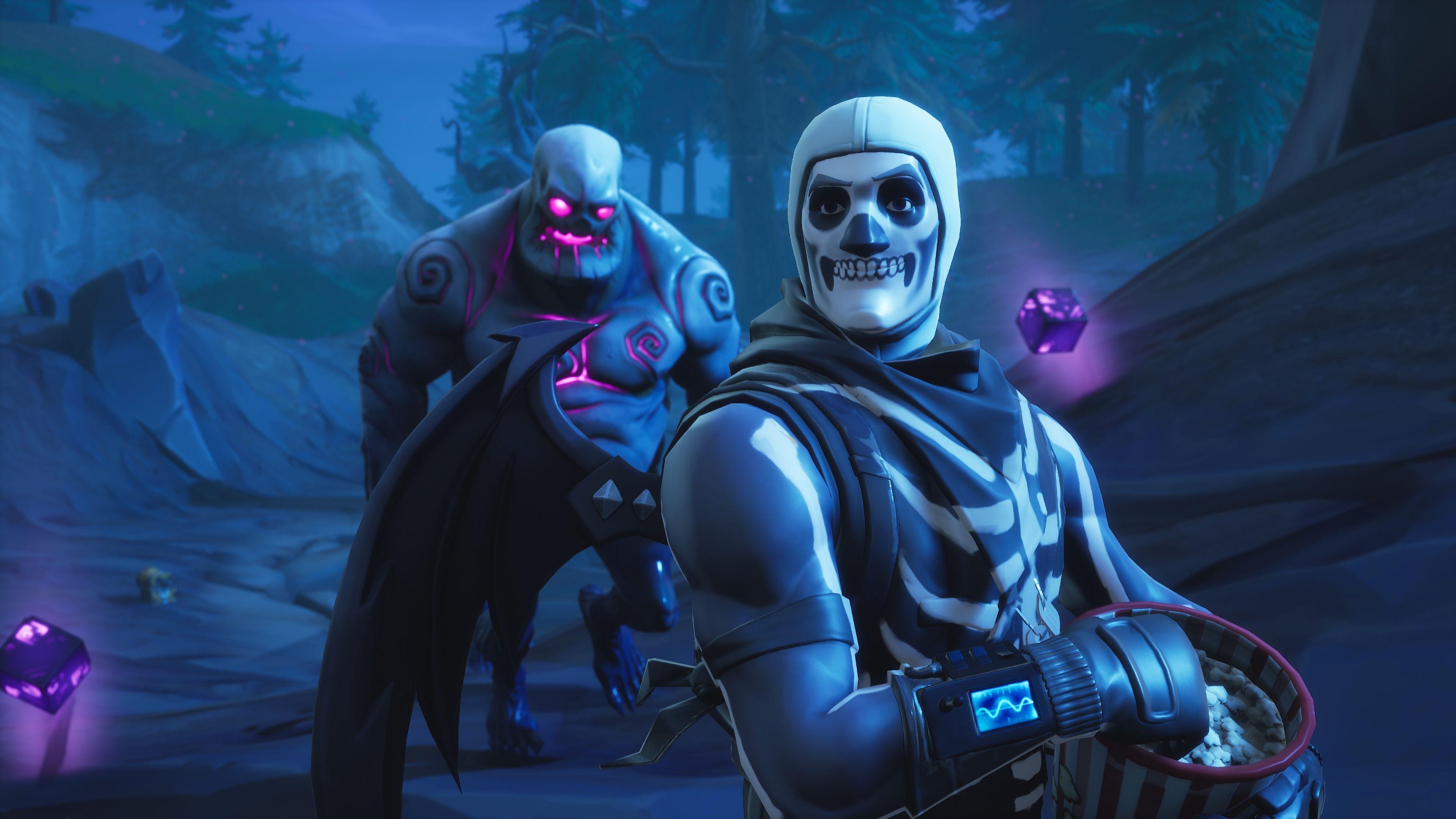 3840x2160 Skull Trooper Fortnite Battle Royale 4K. fortnite. Battle, Desktop