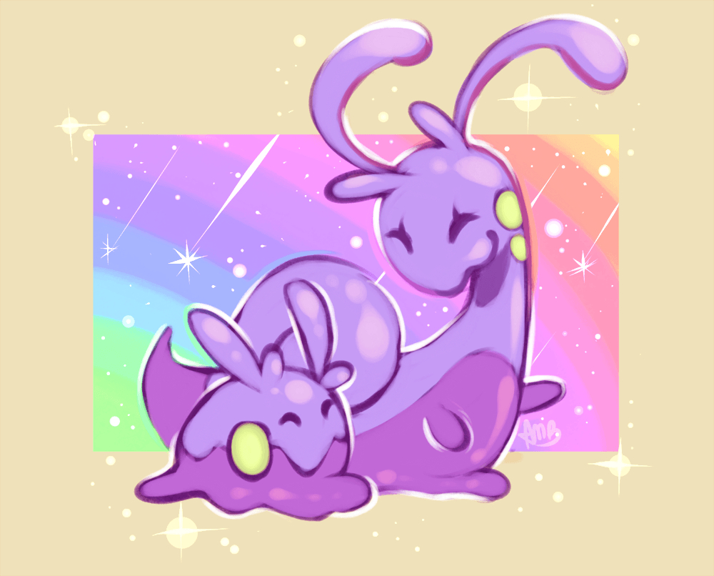 1000x810 Goomy & Sliggoo. Pokemon. Pokémon, Desktop