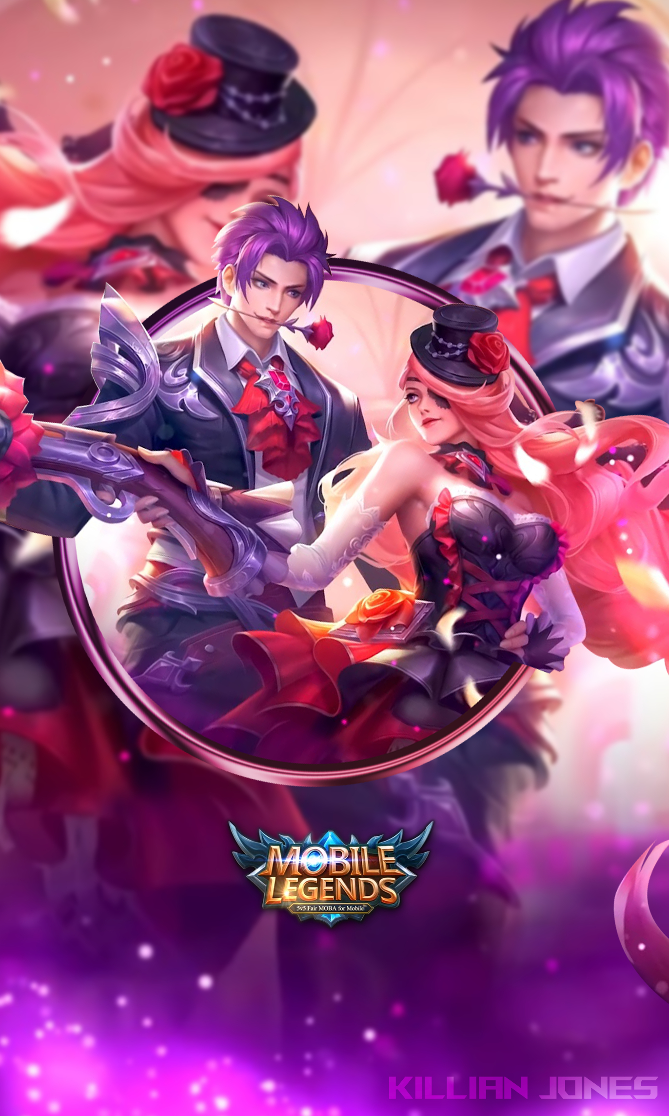 1380x2290 Gusion and Lesley Liason and Dangerous Love. Mobile legend wallpaper, Mobile legends, Dangerous love, Phone