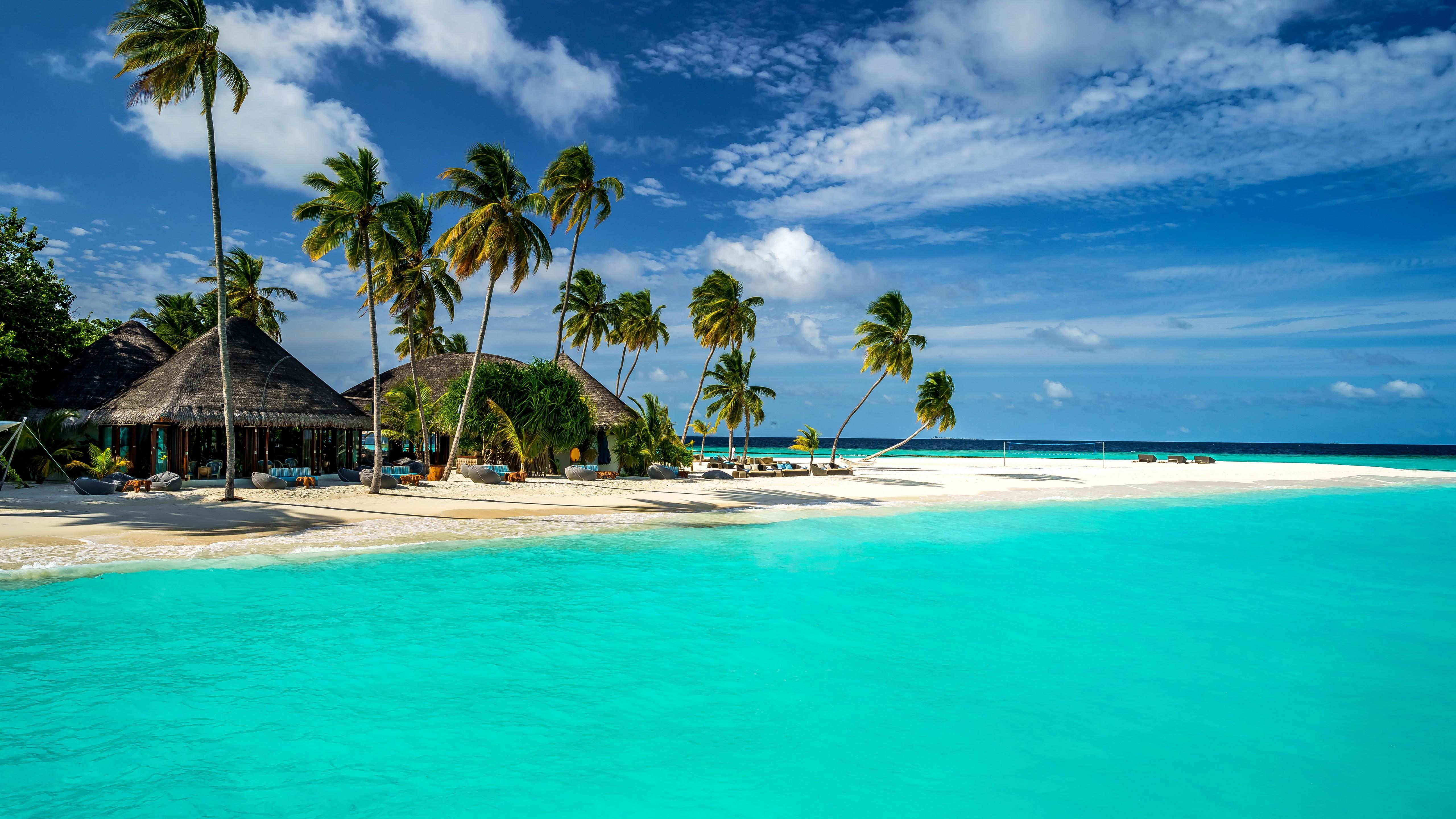 5120x2880 Wallpaper Maldives, 5k, 4k wallpaper, 8k, Indian Ocean, Best Beaches, Desktop