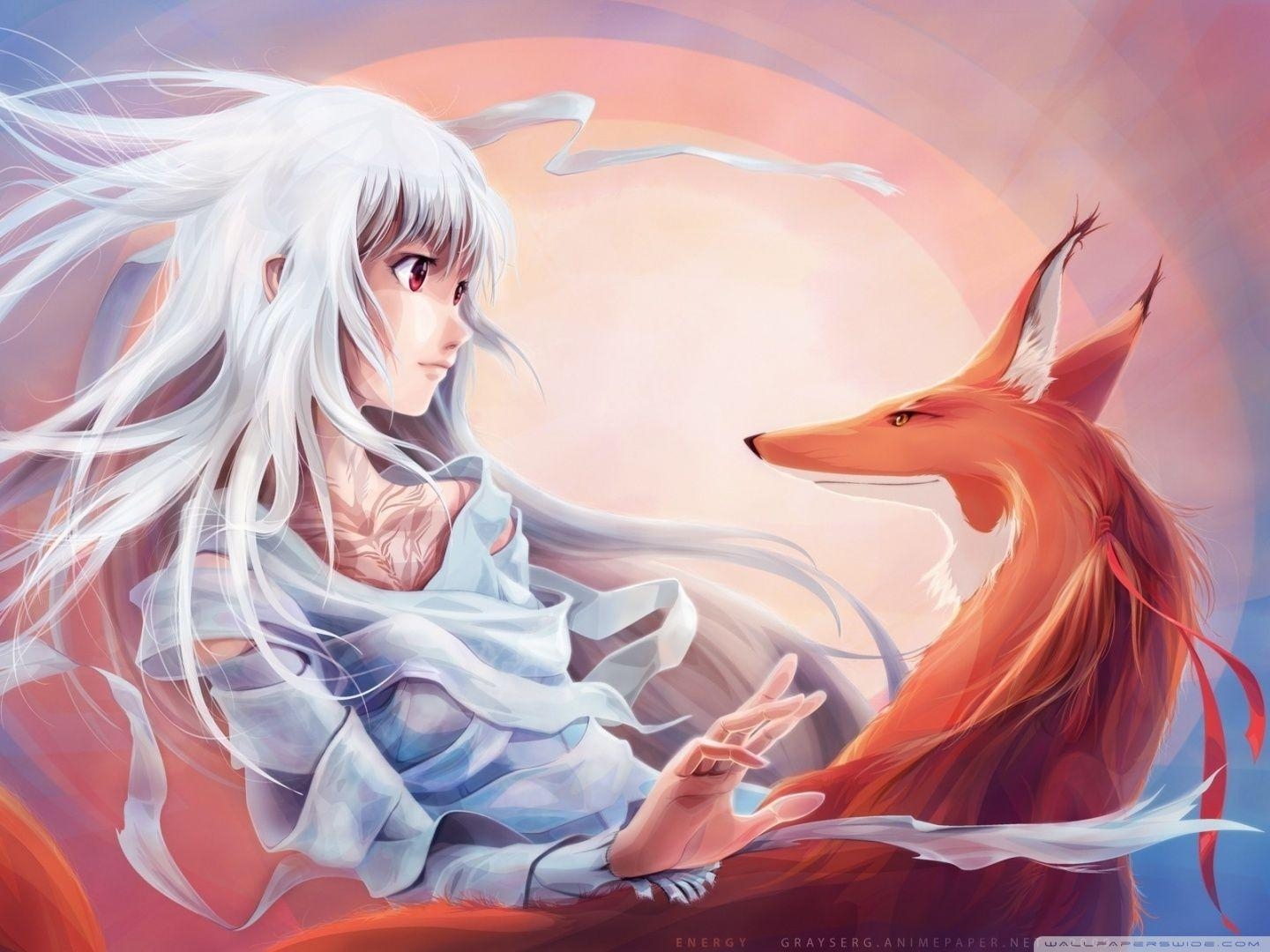 1440x1080 Fox Art ❤ 4K HD Desktop Wallpaper for 4K Ultra HD TV • Tablet, Desktop