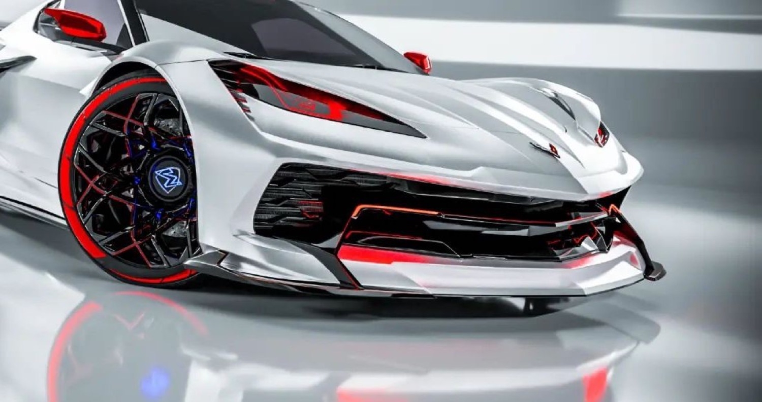 1500x800 Widebody Corvette Z06 Rendering Lays Into The Aggression, Desktop