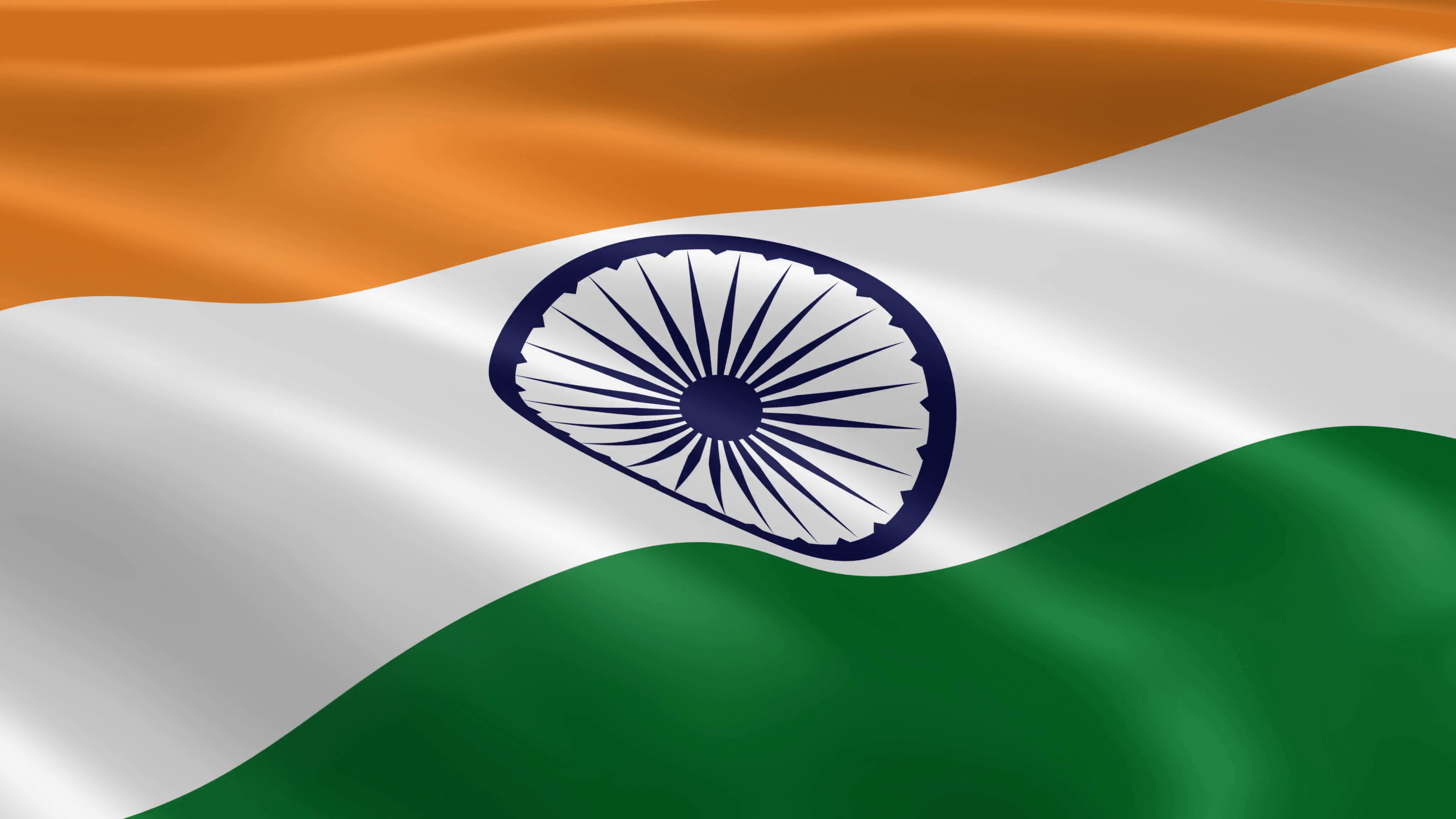 4100x2310 Indian Flag Motion Background, Desktop