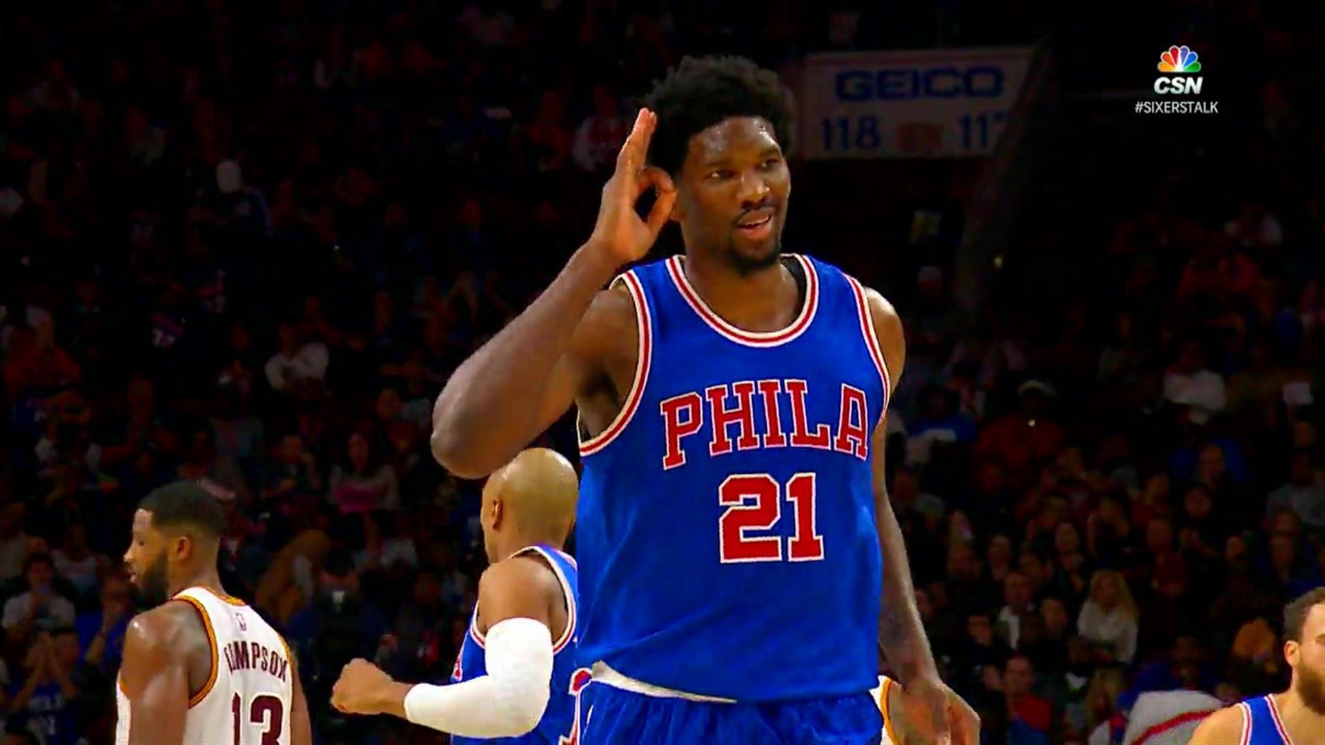 1920x1080 Joel Embiid Feature Highlight: Career High 22 Points Vs. Cavs, Desktop