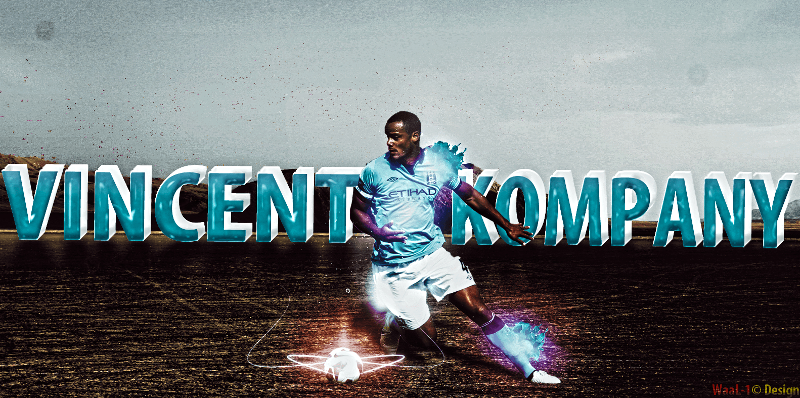 1590x790 Vincent Kompany Wallpaper 2014, Dual Screen