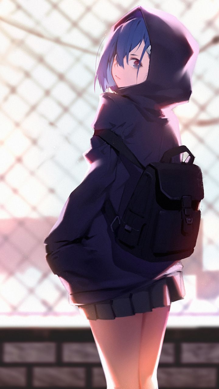 720x1280 Ichigo, Darling in the franxx, hoodie, school bag,, Phone