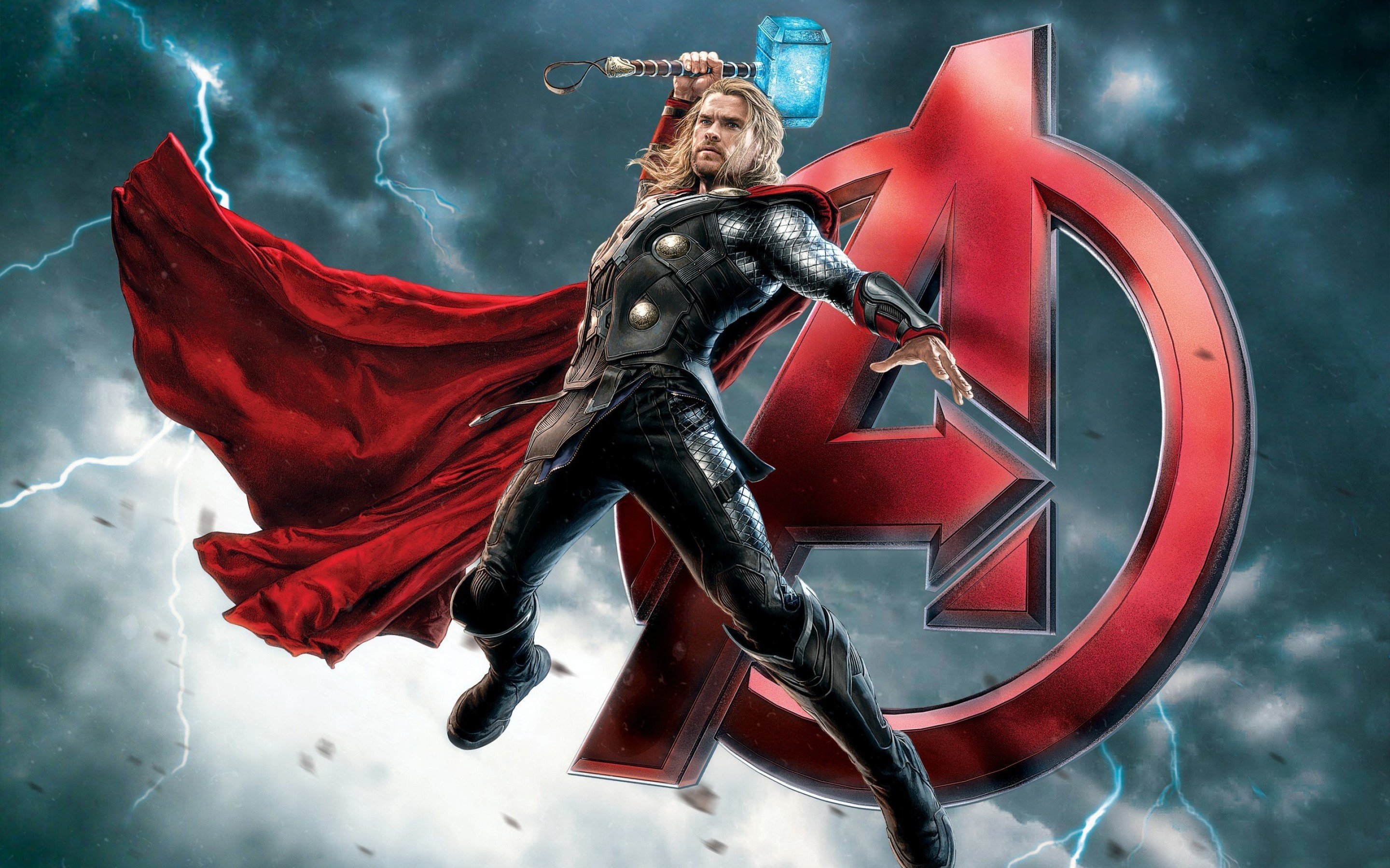 2880x1800 The Avengers Fantasy Warrior Thor Super Hero Poster Ultra HD 4k Wallpaper , Wallpaper13.com, Desktop