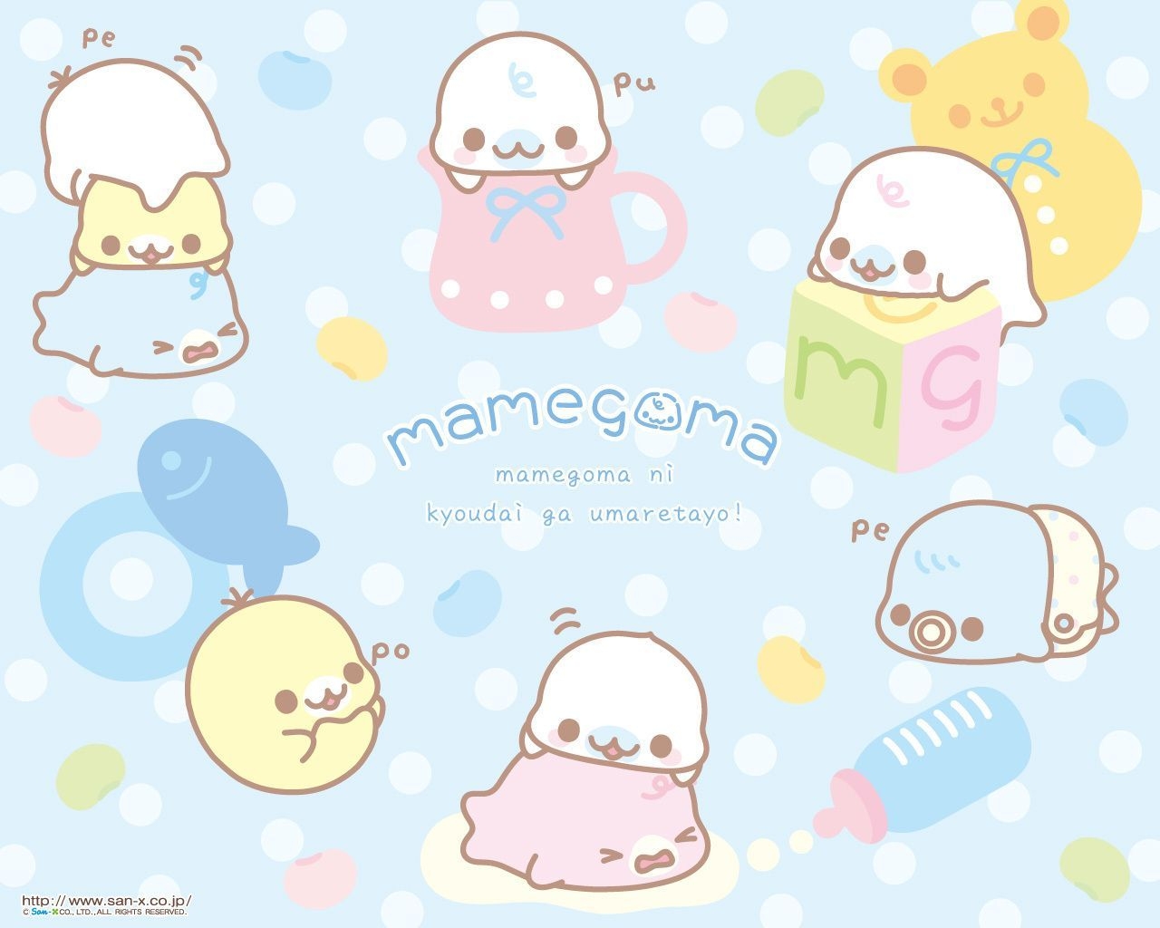 1280x1030 Kawaii Mamegoma Wallpaper Free Kawaii Mamegoma Background, Desktop