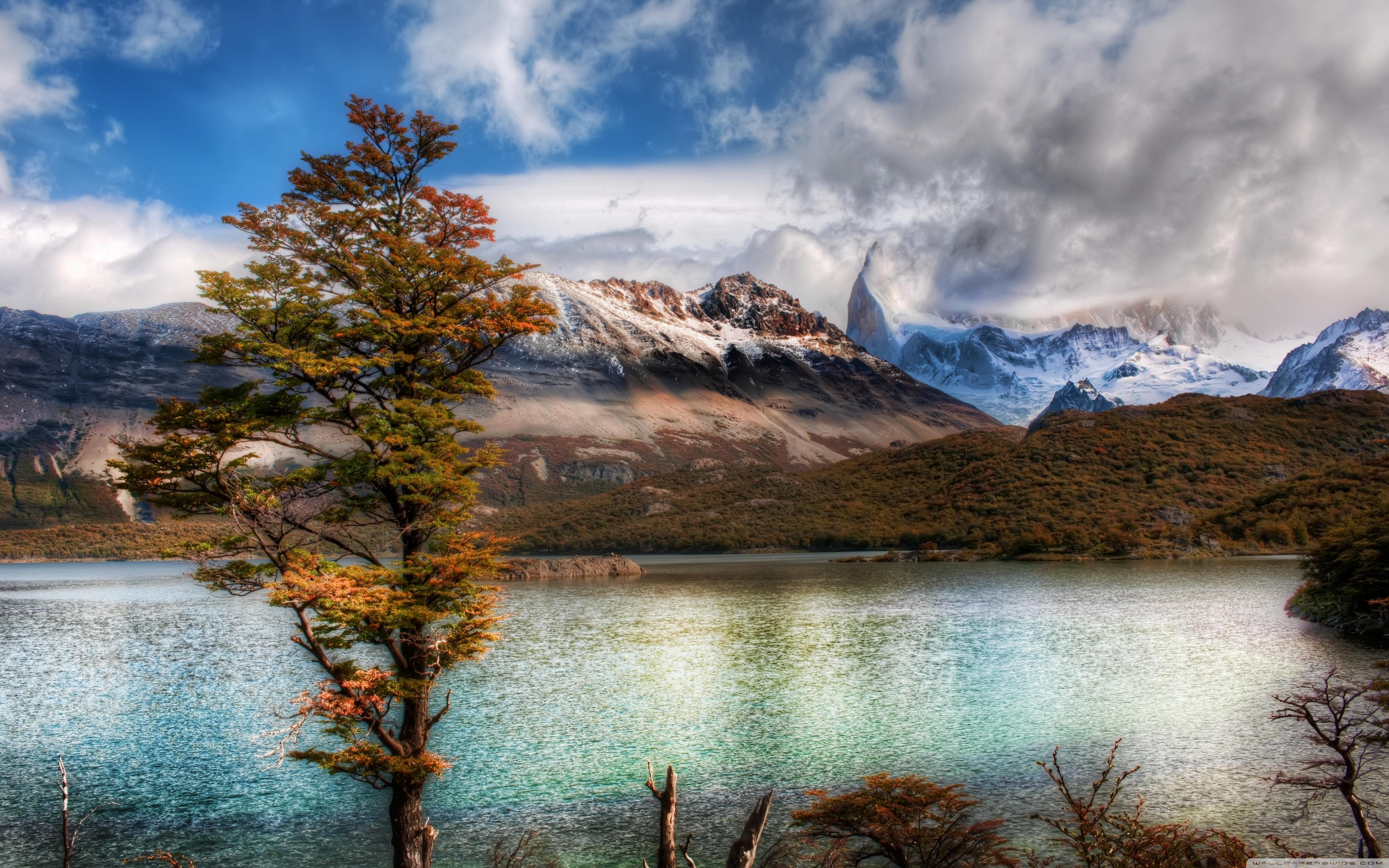 3840x2400 Emerald Lake In The Andes ❤ 4K HD Desktop Wallpaper for 4K Ultra HD, Desktop