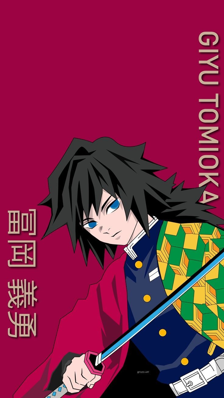 740x1310 Giyu Tomioka art Vector. Anime, Phone