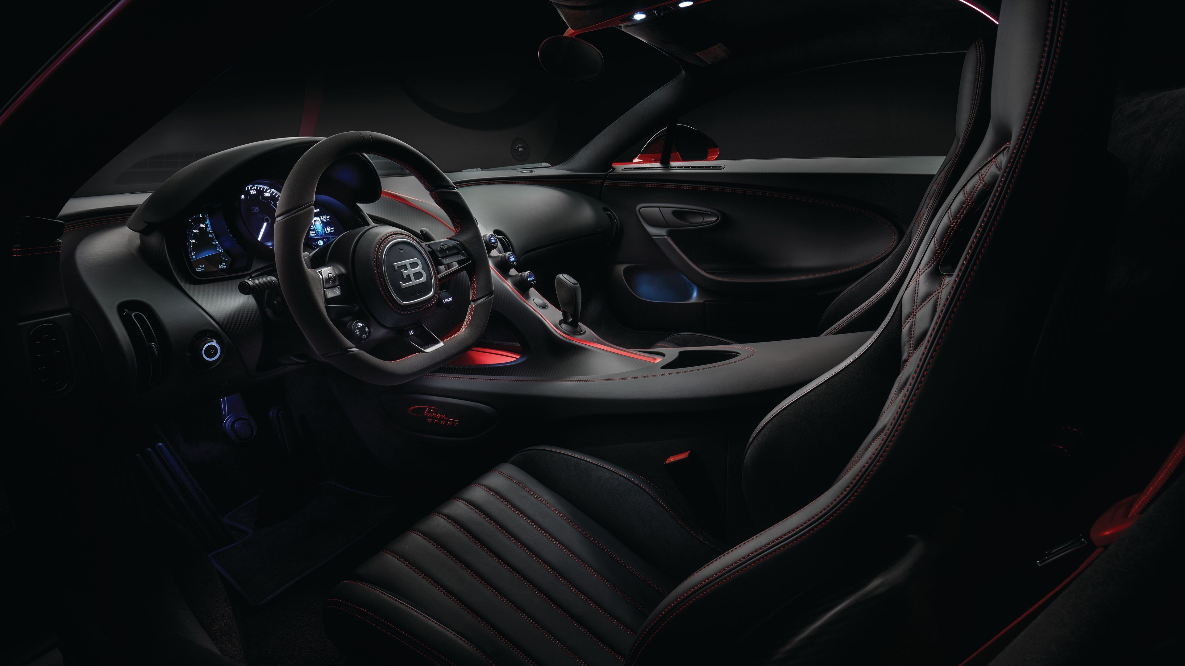 3840x2160 Bugatti Chiron Interior 2018 4k Interior Wallpaper, Hd Wallpaper, Desktop