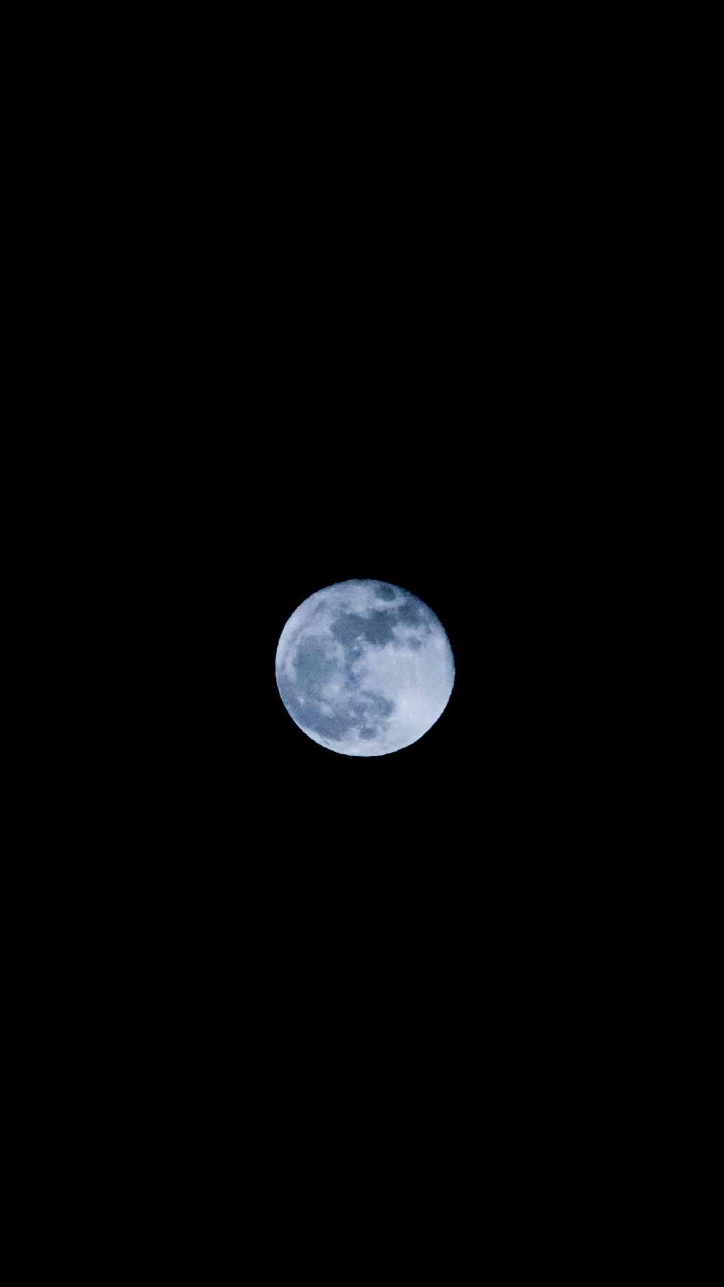 1440x2560 Download wallpaper  moon, space, sky, dark qhd, Phone