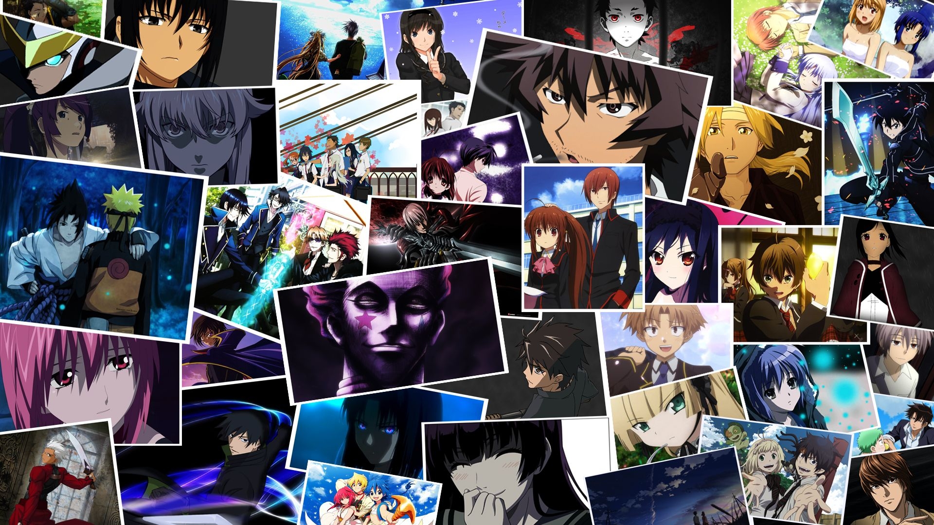 1920x1080 Anime Collage Wallpaper Free Anime Collage Background, Desktop