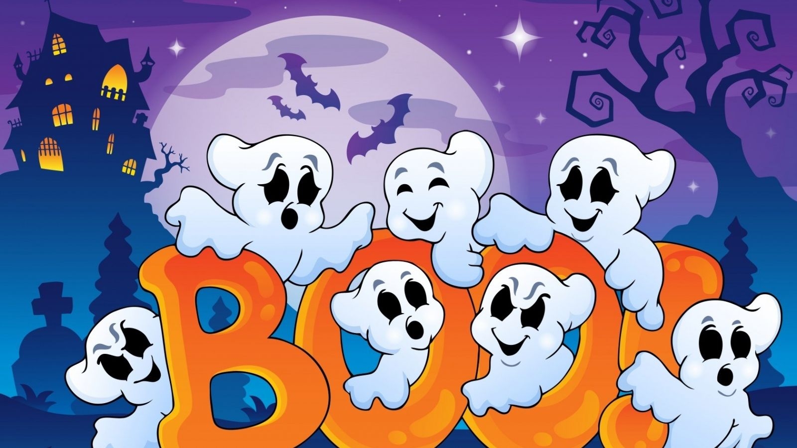 1600x900 Free download Cute Halloween Ghost Wallpaper The Art Mad Wallpaper [1680x1050] for your Desktop, Mobile & Tablet. Explore Cute Ghost Wallpaper. Cute Halloween Desktop Wallpaper, Ghost Wallpaper Free Download, Desktop