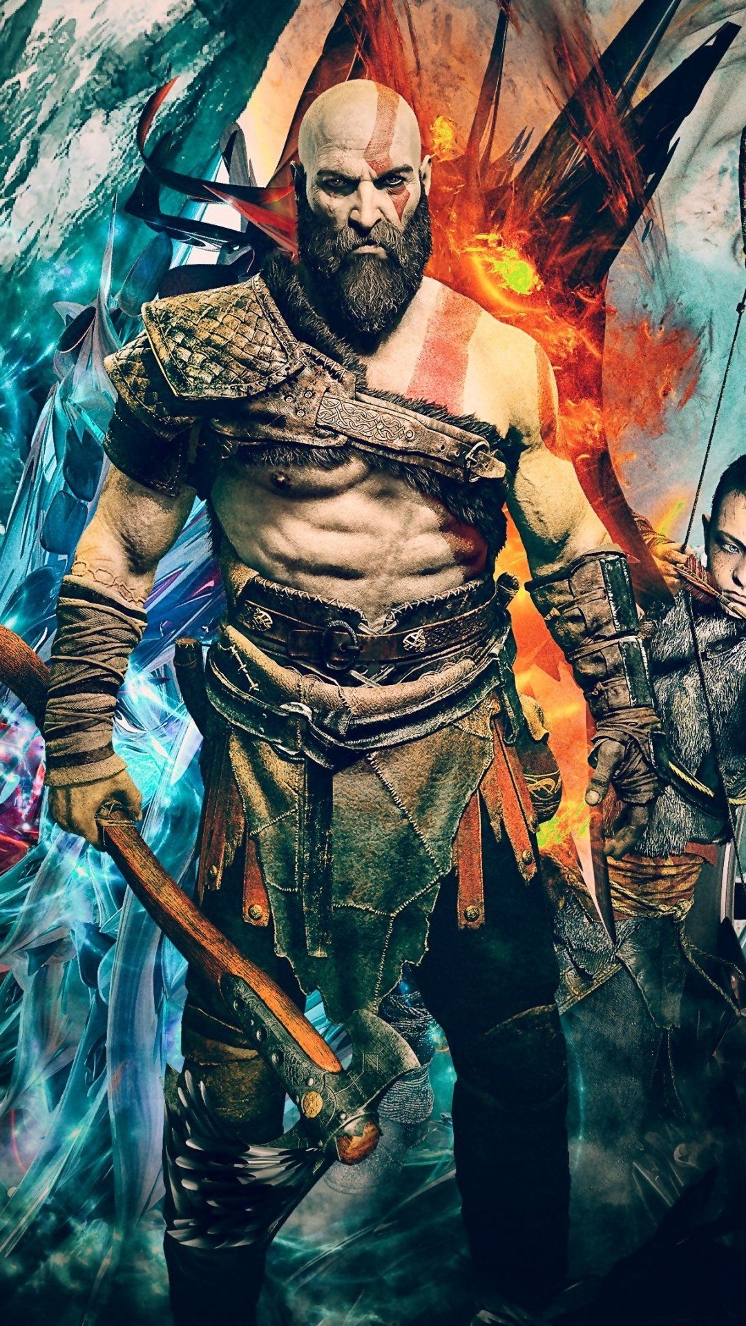 1080x1920 God Of War iPhone Wallpaper, Phone