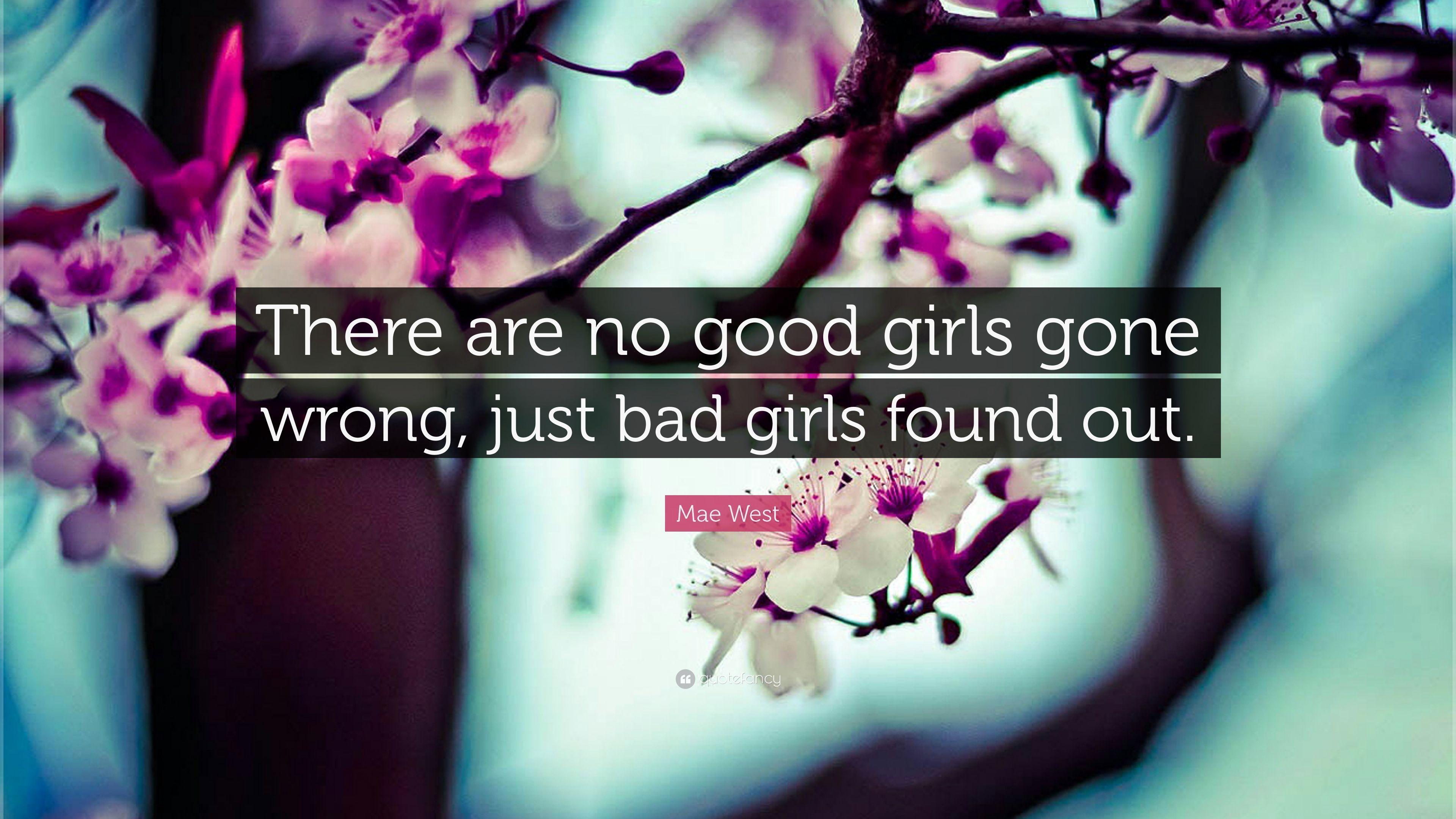 3840x2160 Mae West Quote: “There are no good girls gone wrong, just bad girls, Desktop