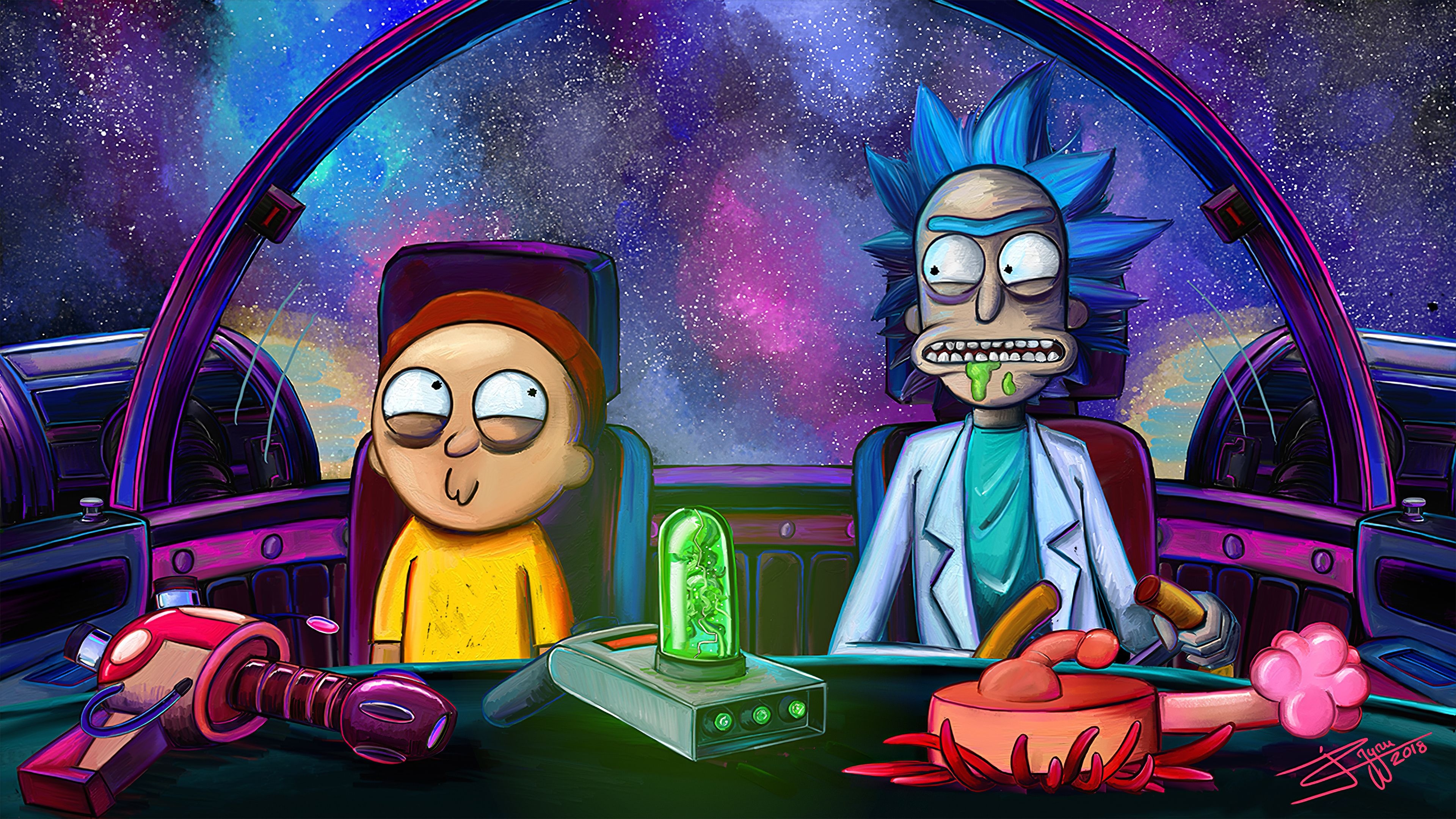 3840x2160 Rick And Morty Netflix HD Tv Shows, 4k Wallpaper, Image, Background, Photo and Picture, Desktop