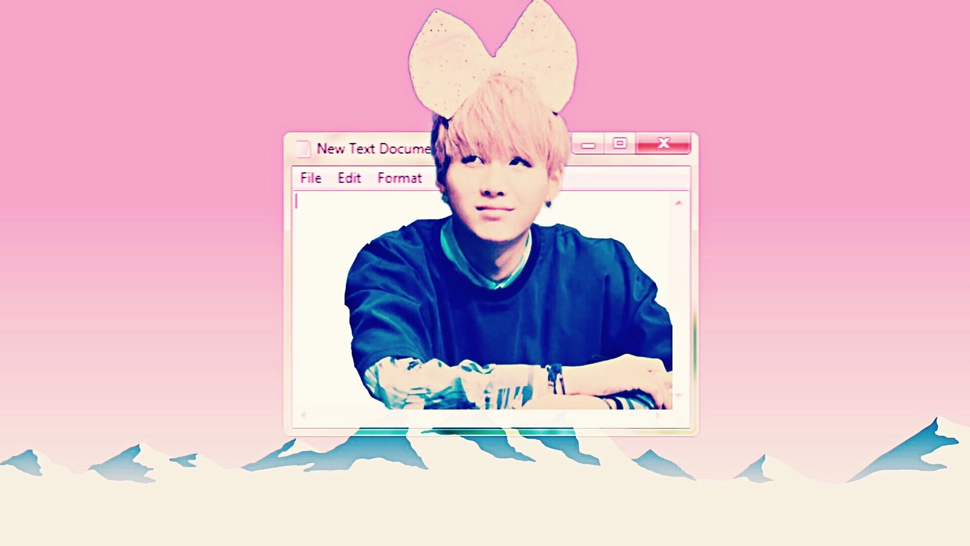 1920x1080 bts suga aesthetic pink minyoongi Image, Desktop