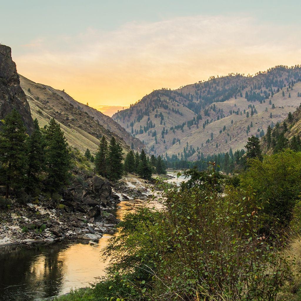 1030x1030 InterfaceLIFT Wallpaper: Salmon River, Idaho, Phone