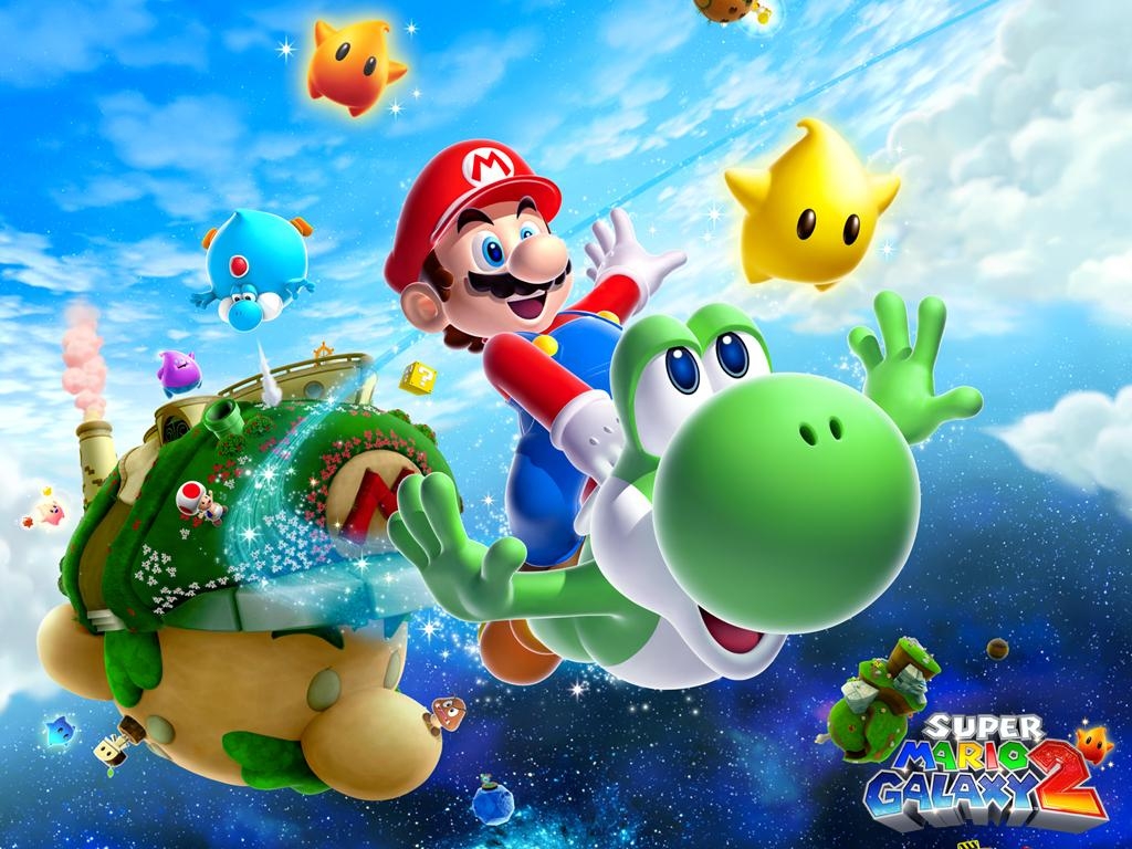 1030x770 Super Mario Galaxy - Super Mario Galaxy 2 HD wallpaper, Desktop