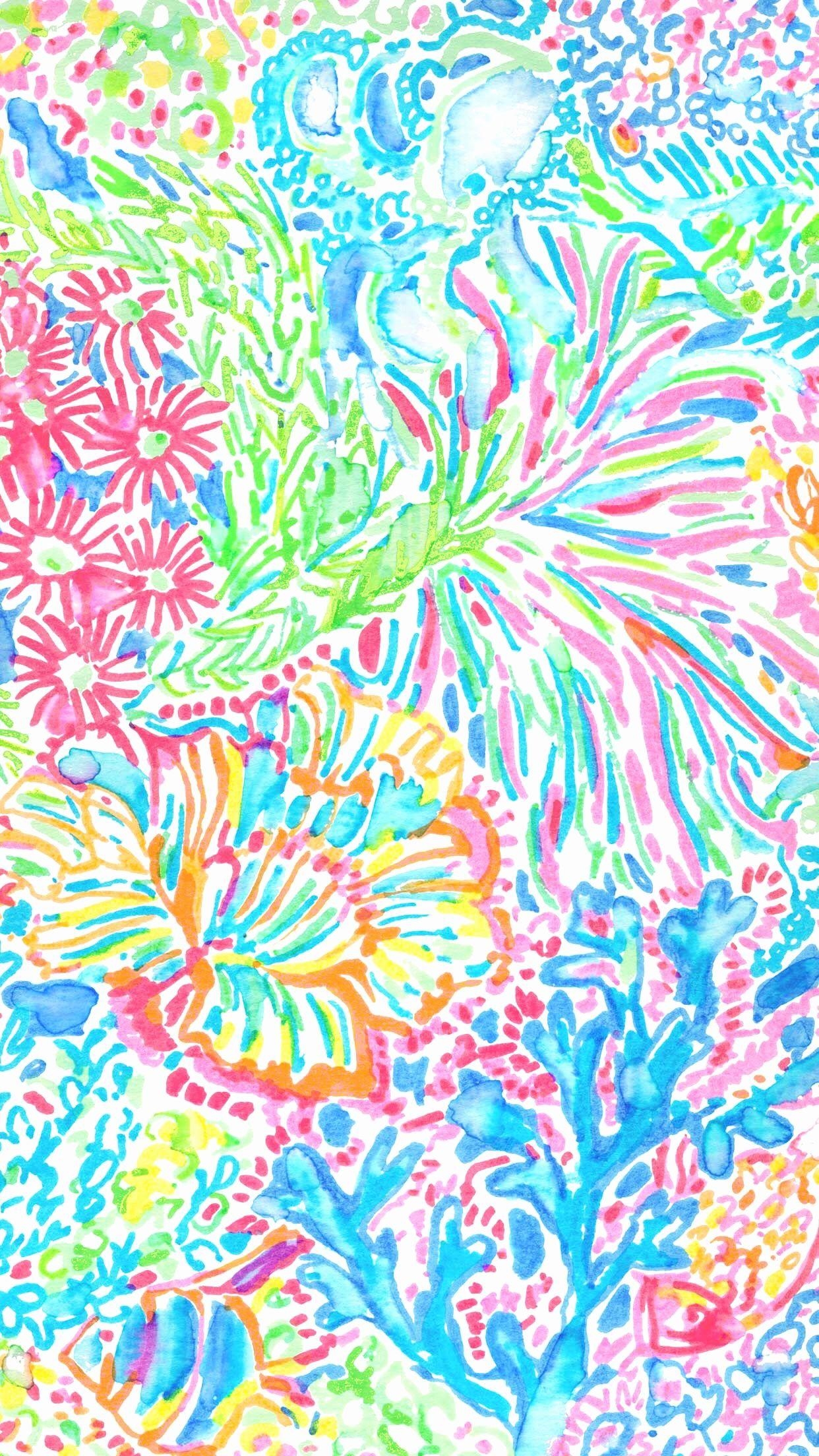 1250x2210 Preppy Wallpaper New Lovers Coral Lilly Pulitzer Wallpaper, Phone