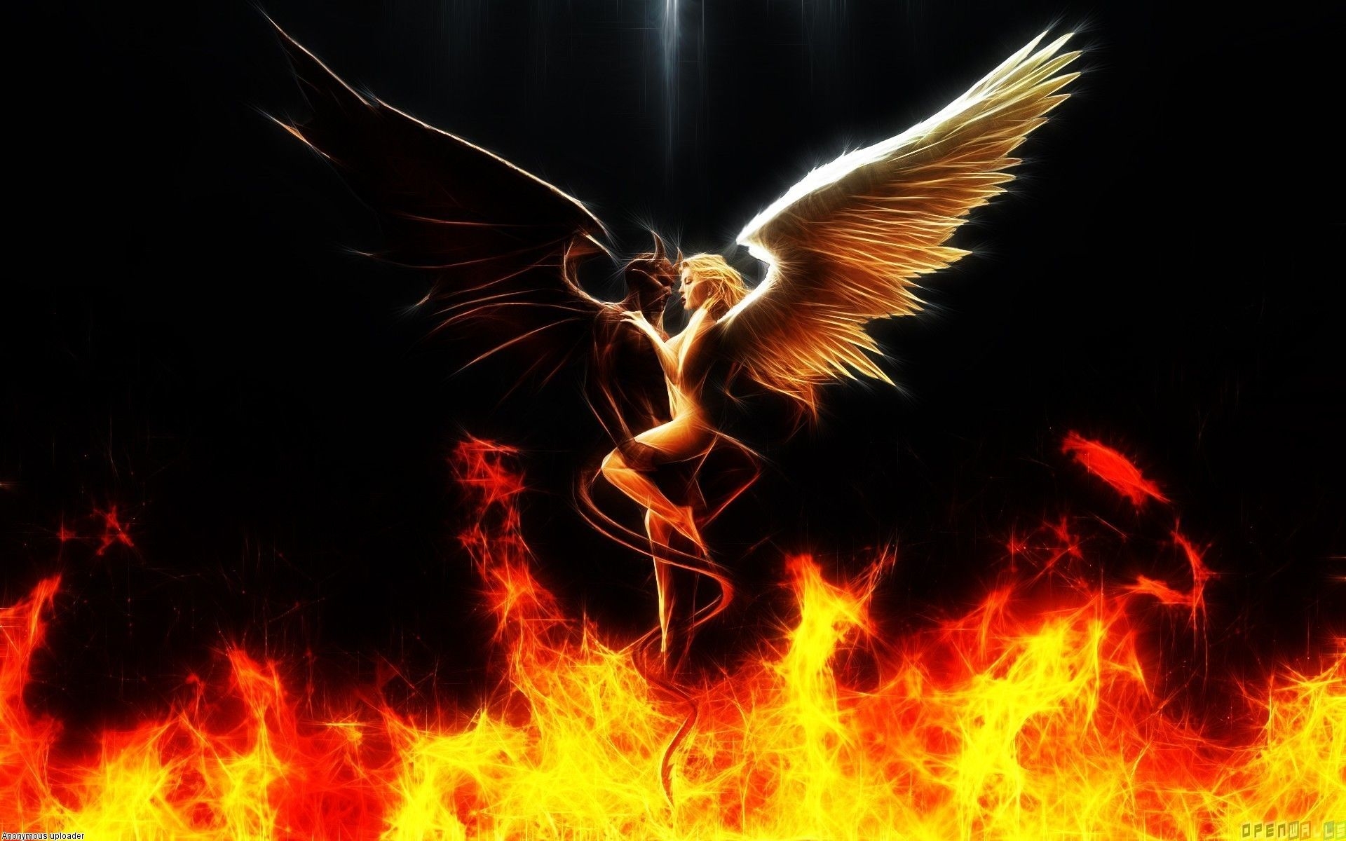 1920x1200 Angel And Devil Wallpaper Free Angel And Devil Background, Desktop