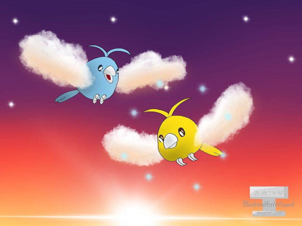 1030x770 Swablu and Shiny Swablu, Desktop