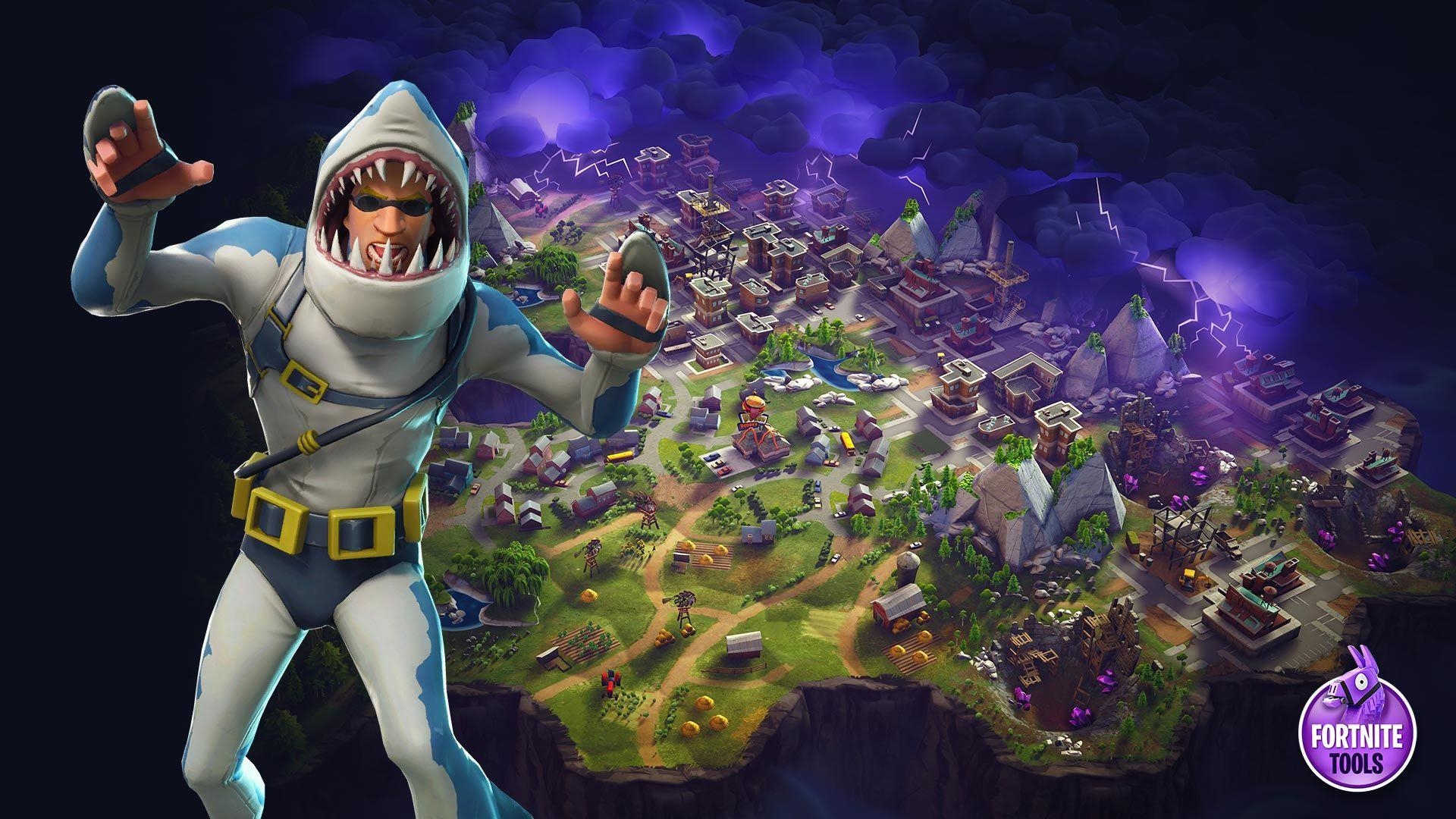 1920x1080 Fortnite Battle Royale Wallpaper Skin Chomp Sr › Fortnite Tools, Desktop