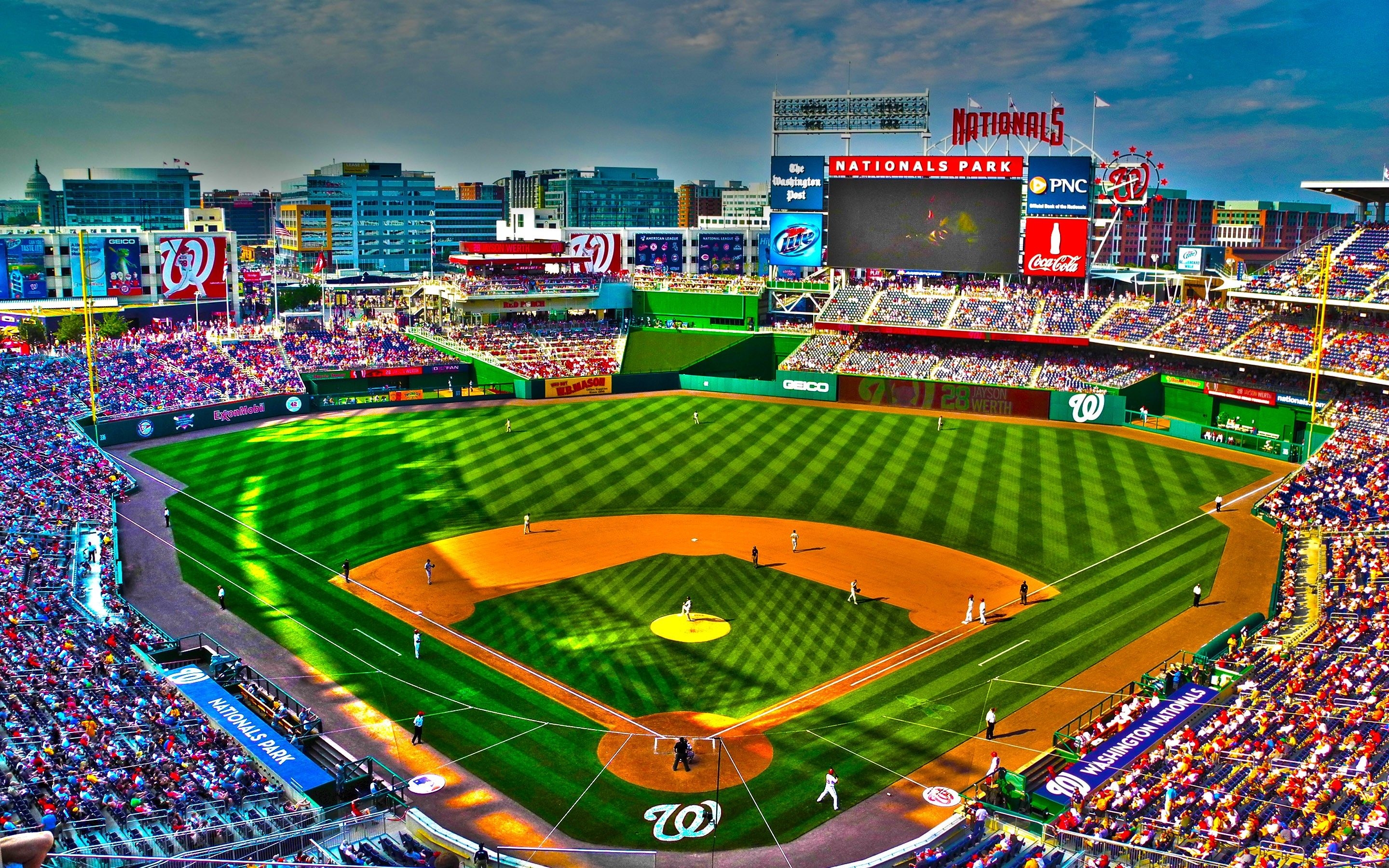 2880x1800 Download Free Baseball Stadium Wallpaper, Desktop