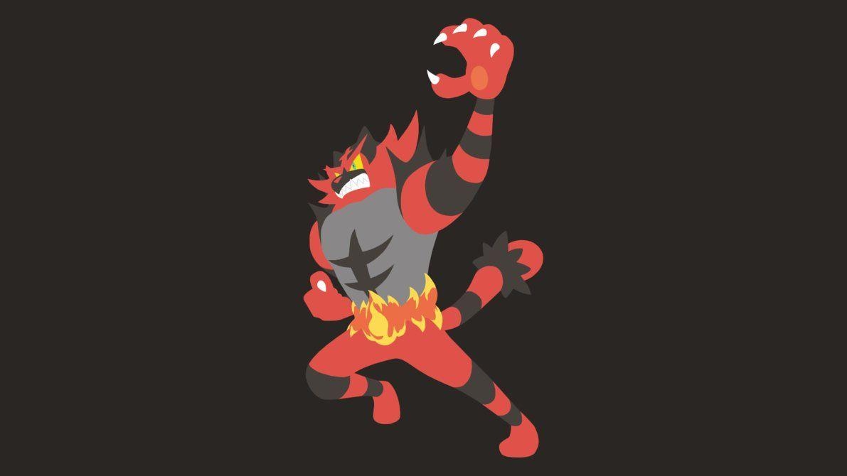 1200x670 Minimalistic Wallpaper: Incineroar, Desktop