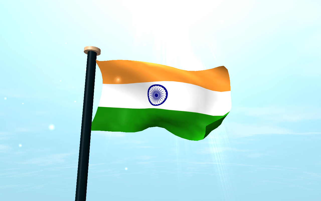 1280x800 India Flag 3D Free Wallpaper Play Store revenue & download, Desktop