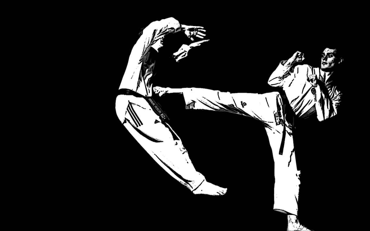 1280x800 Taekwondo image desktop wallpaper.Martial arts illustrations, Desktop