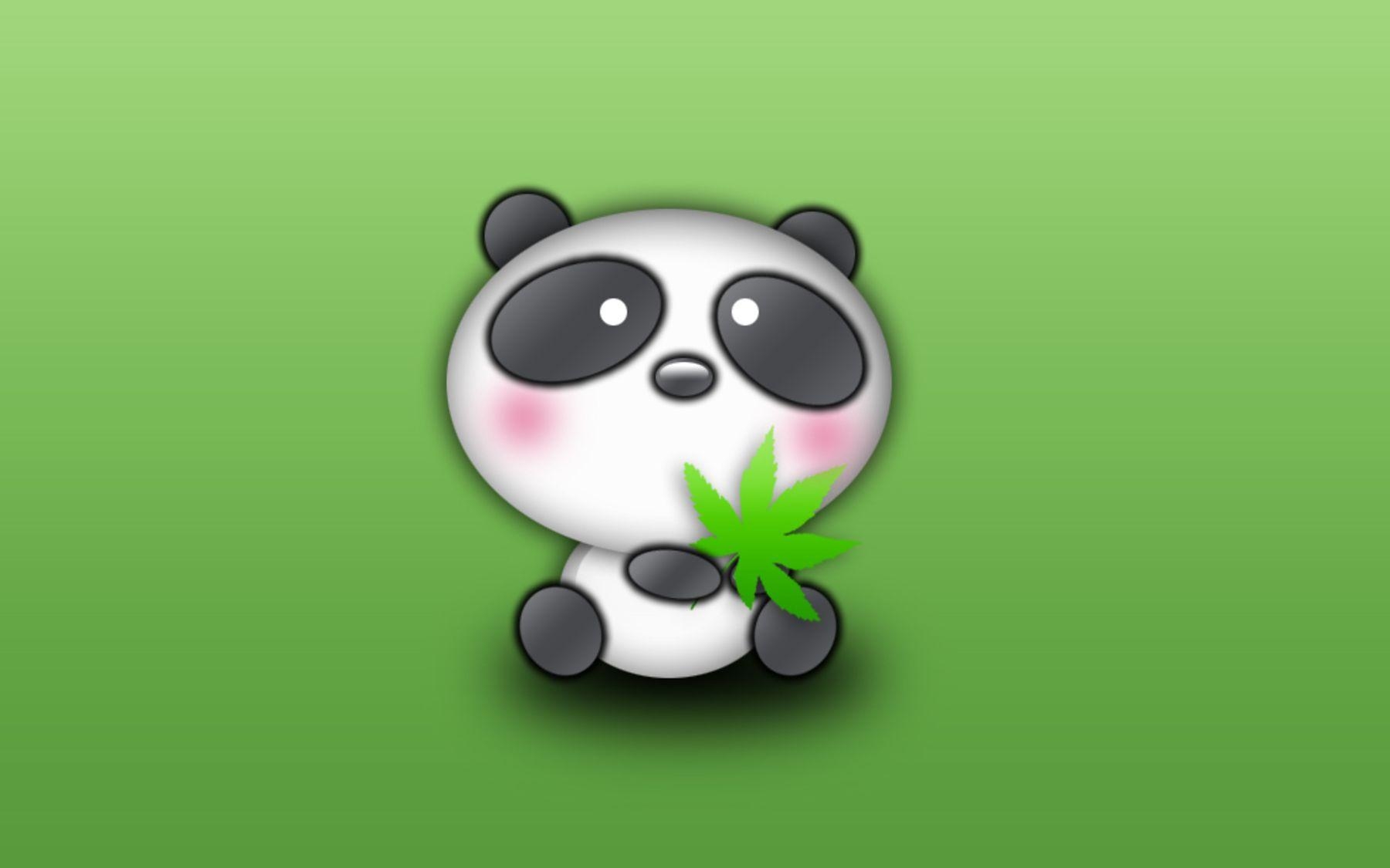 1800x1130 Cute Panda Background, Desktop