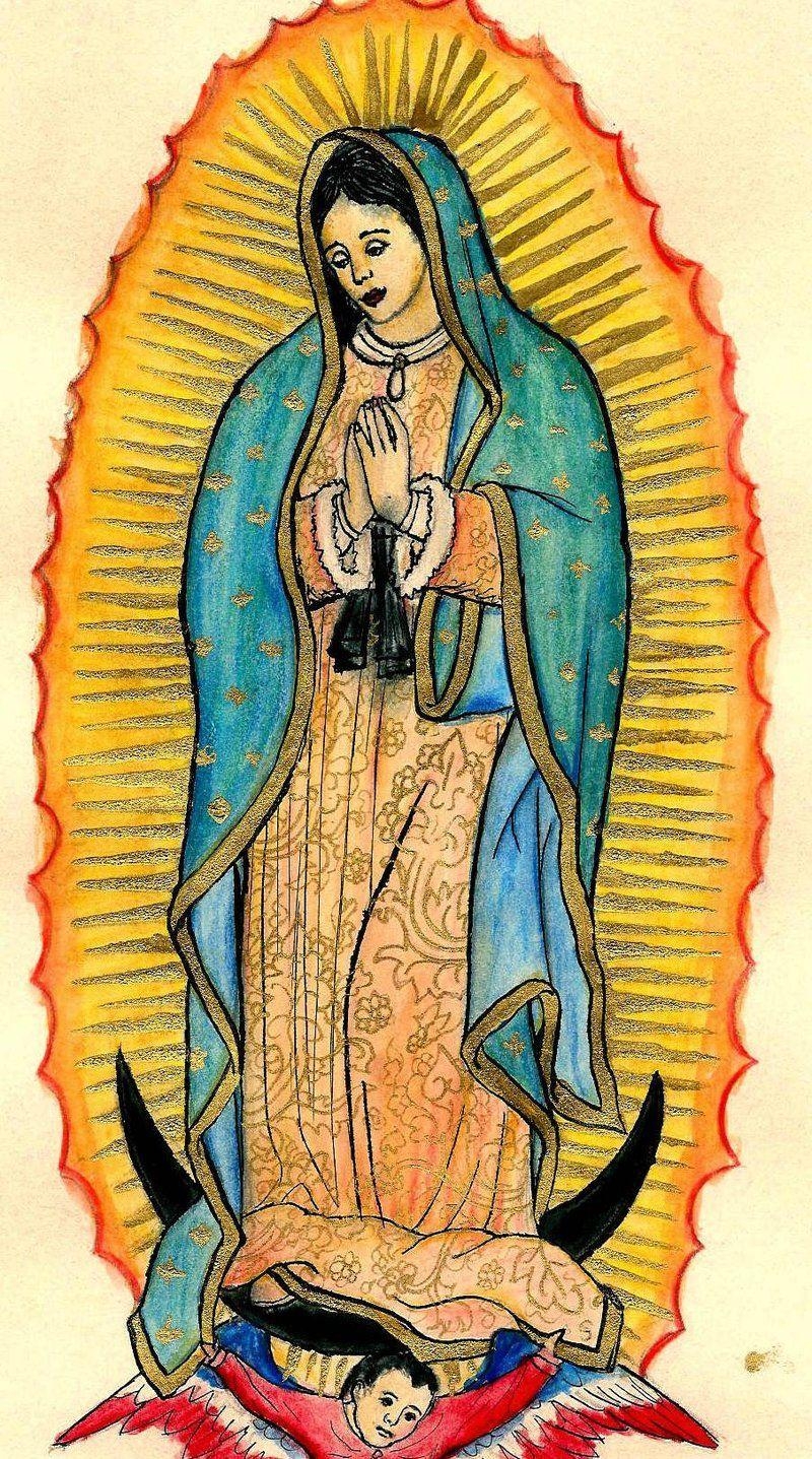 800x1440 Lady of Guadalupe, Phone