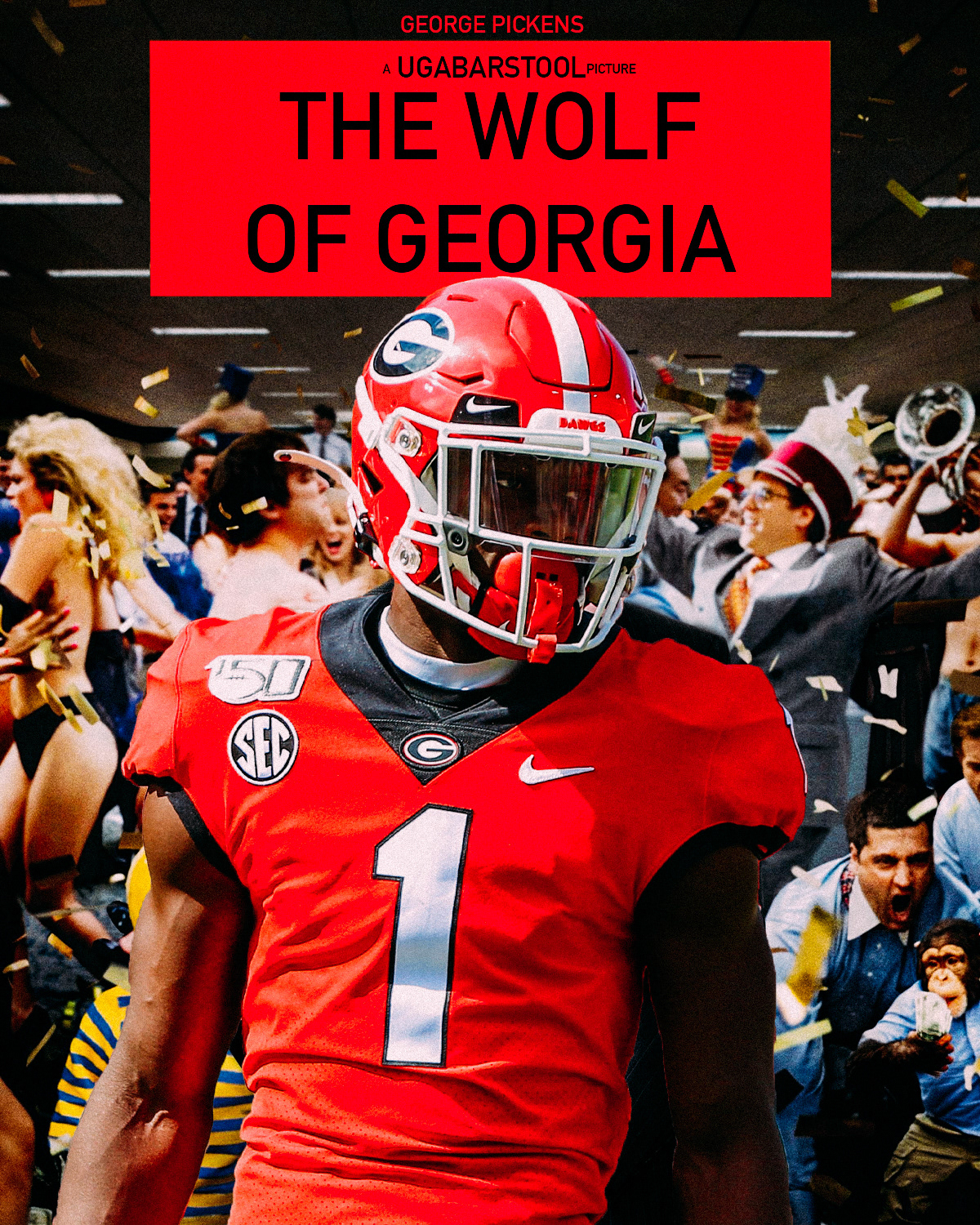 1200x1500 George Pickens Wolf of Georgia, Phone