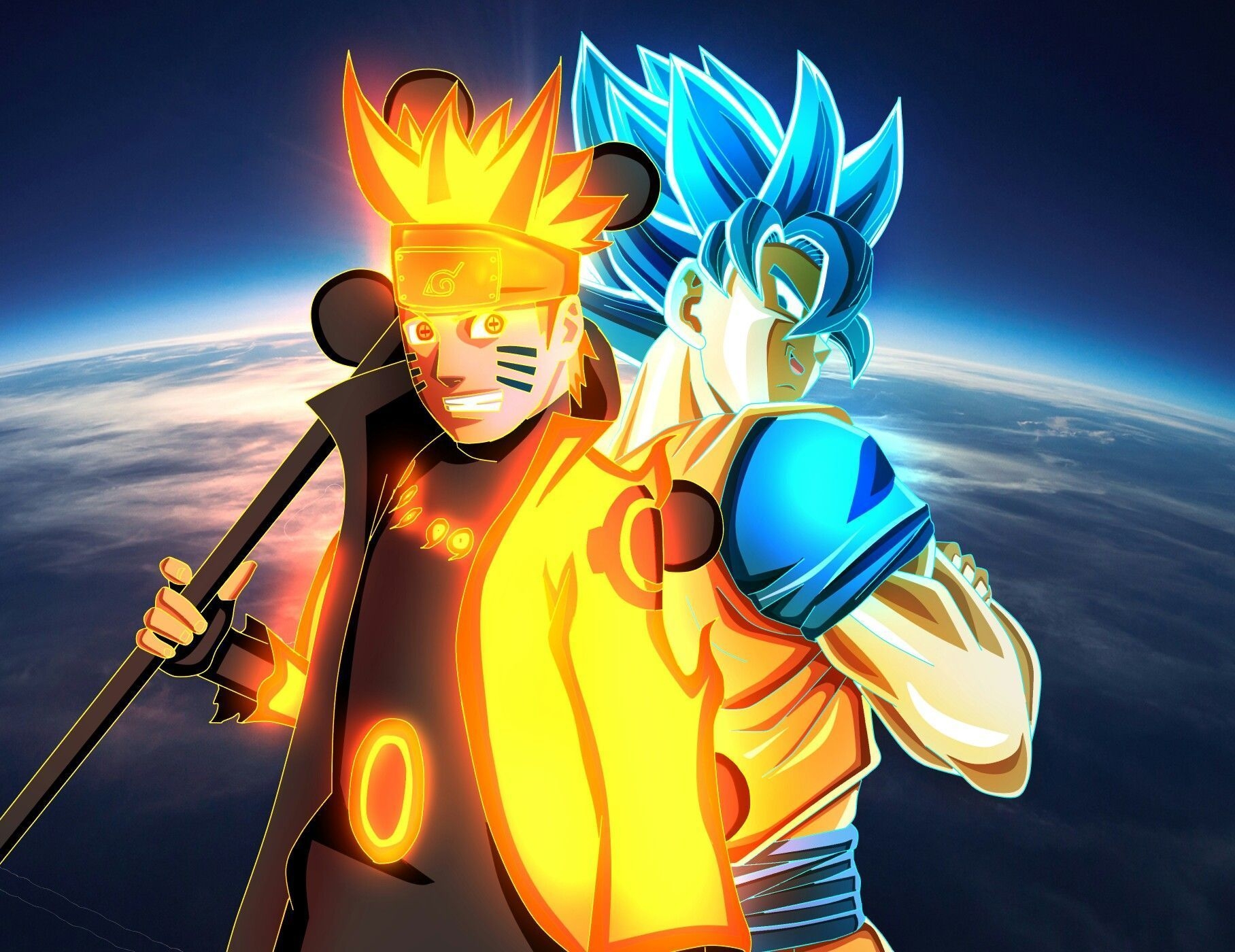 1820x1400 Naruto and Goku Wallpaper Free Naruto and Goku Background, Desktop