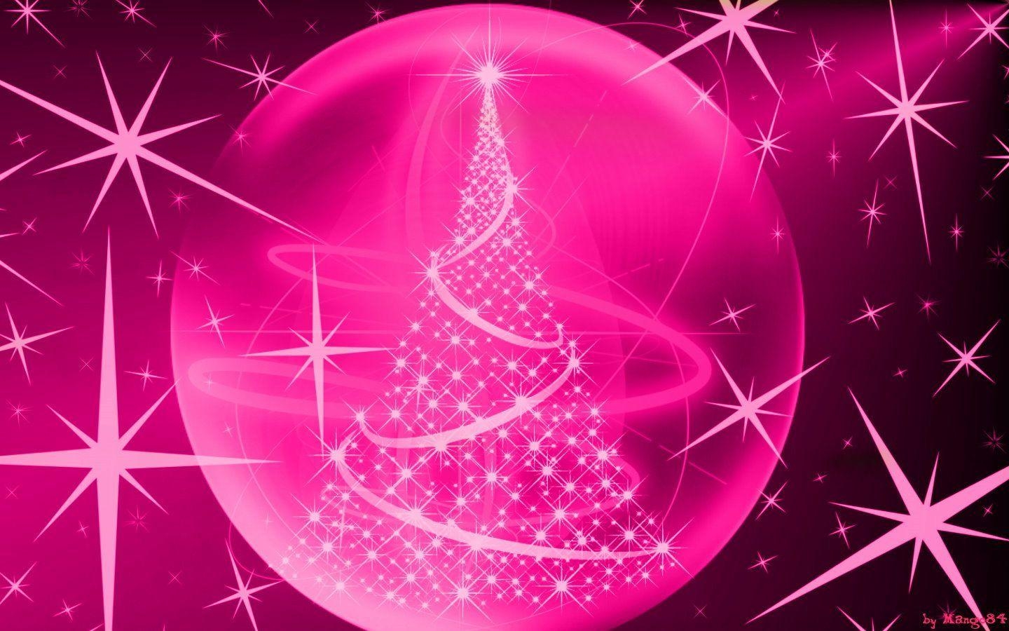 1440x900 Xmas Stuff For > Pink Christmas Lights Wallpaper, Desktop